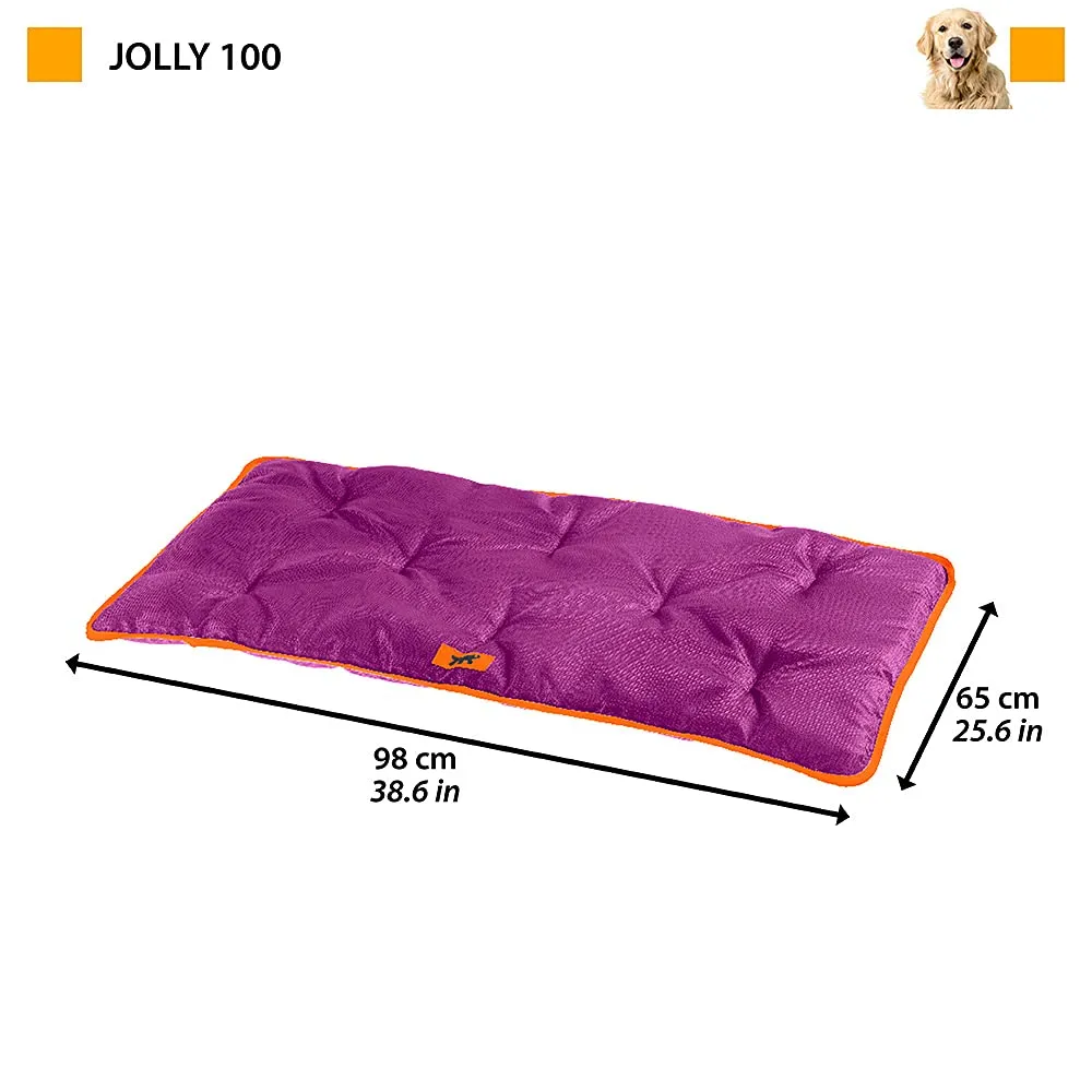 Ferplast Jolly Cuccia Cane e Gatto in Tessuto Tecnico Antigraffio e Impermeabile, Taglia Media, 98 x 65 x 3,5 cm, Marrone - immagine 3