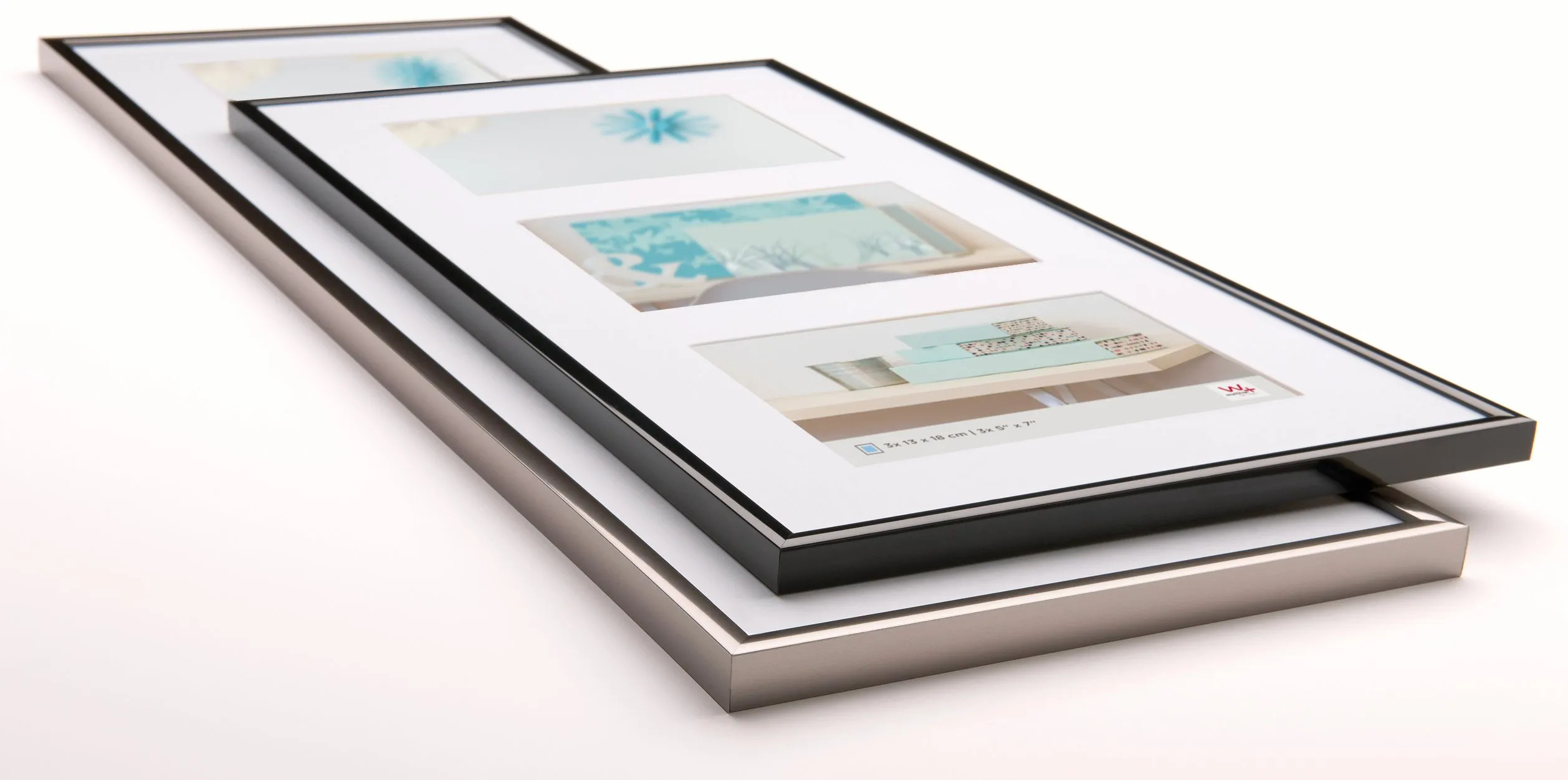 Walther Design Oro 5x 10x15 cm Galleria con Passe-partout, Cornice in Plastica KV515G - immagine 5