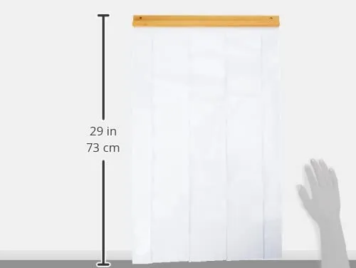 Ferplast Porta per cuccia cani Domus Maxi, PVC trasparente, 40,5 x 69 cm - immagine 3