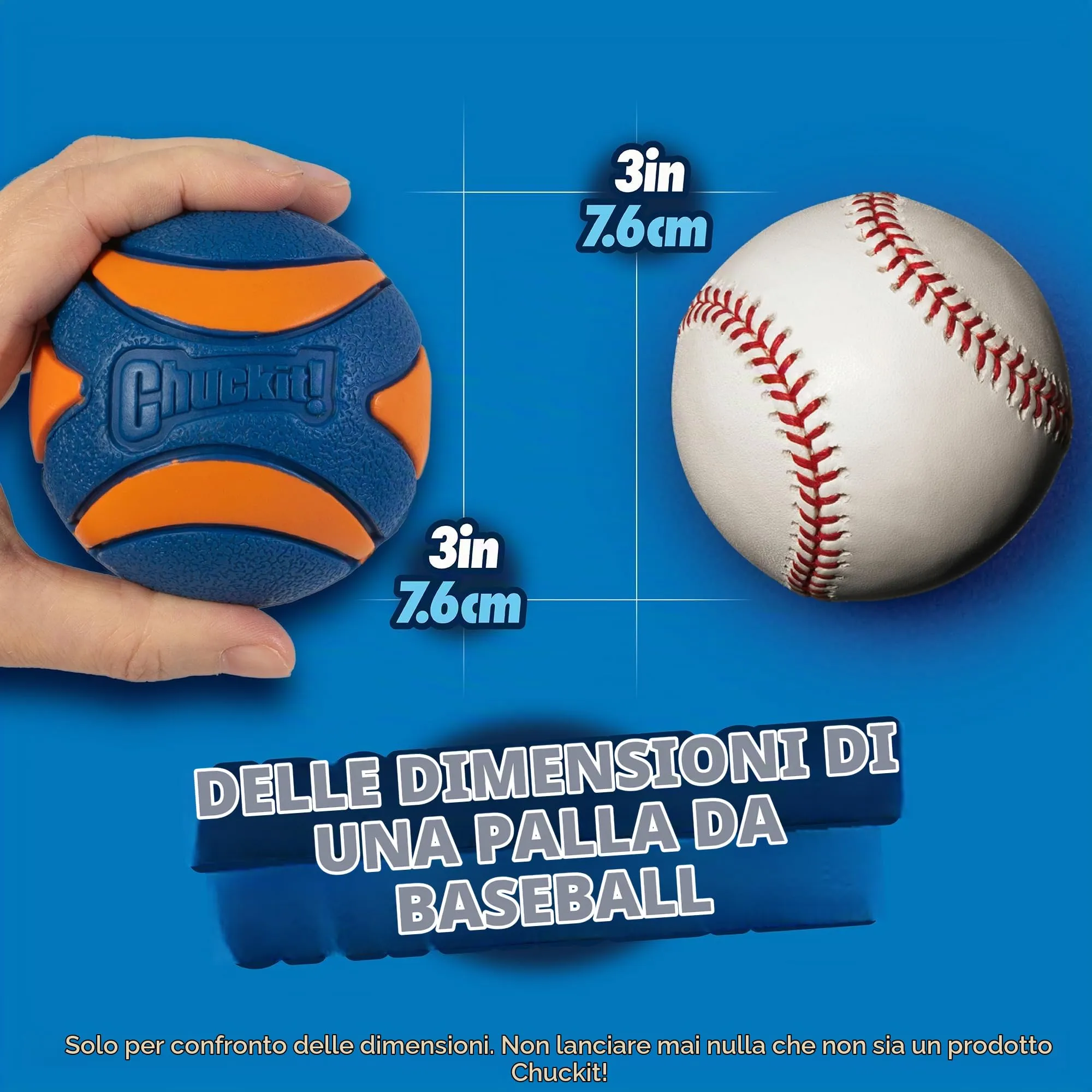 Chuckit! Ultra Squeaker Ball, L - immagine 4