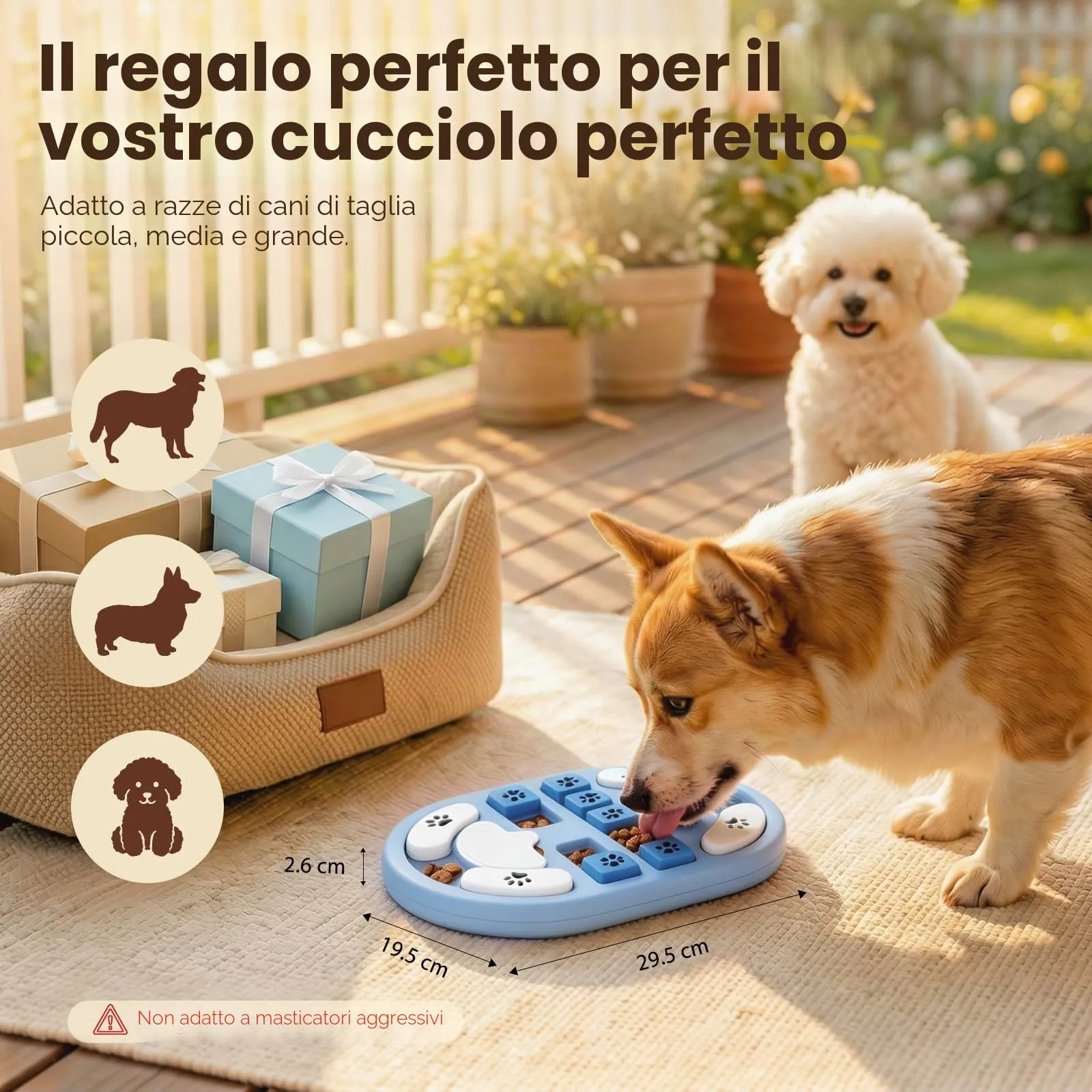Blanlody Giochi Interattivi per Cani Stimola Qi - immagine 5