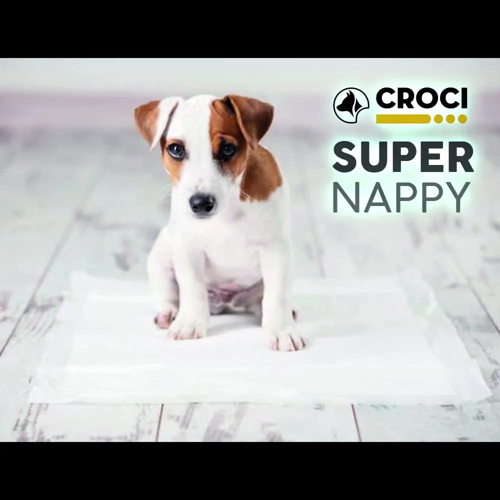 Croci Super Nappy Tappetini Igienici per Cani 60x90 cm 10 pz - immagine 7