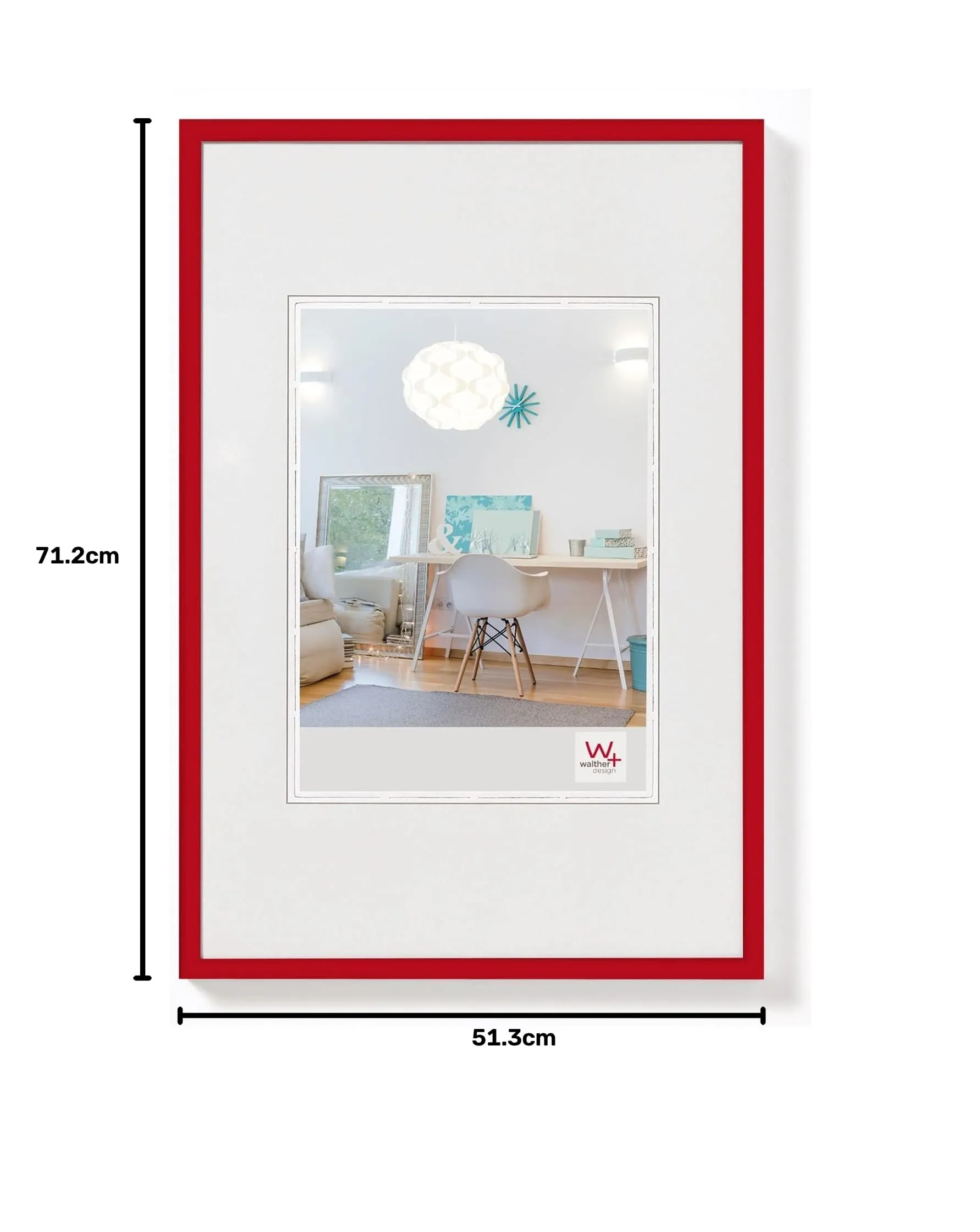 walther design Cornice Rossa 50 x 70 cm KV070R - immagine 6