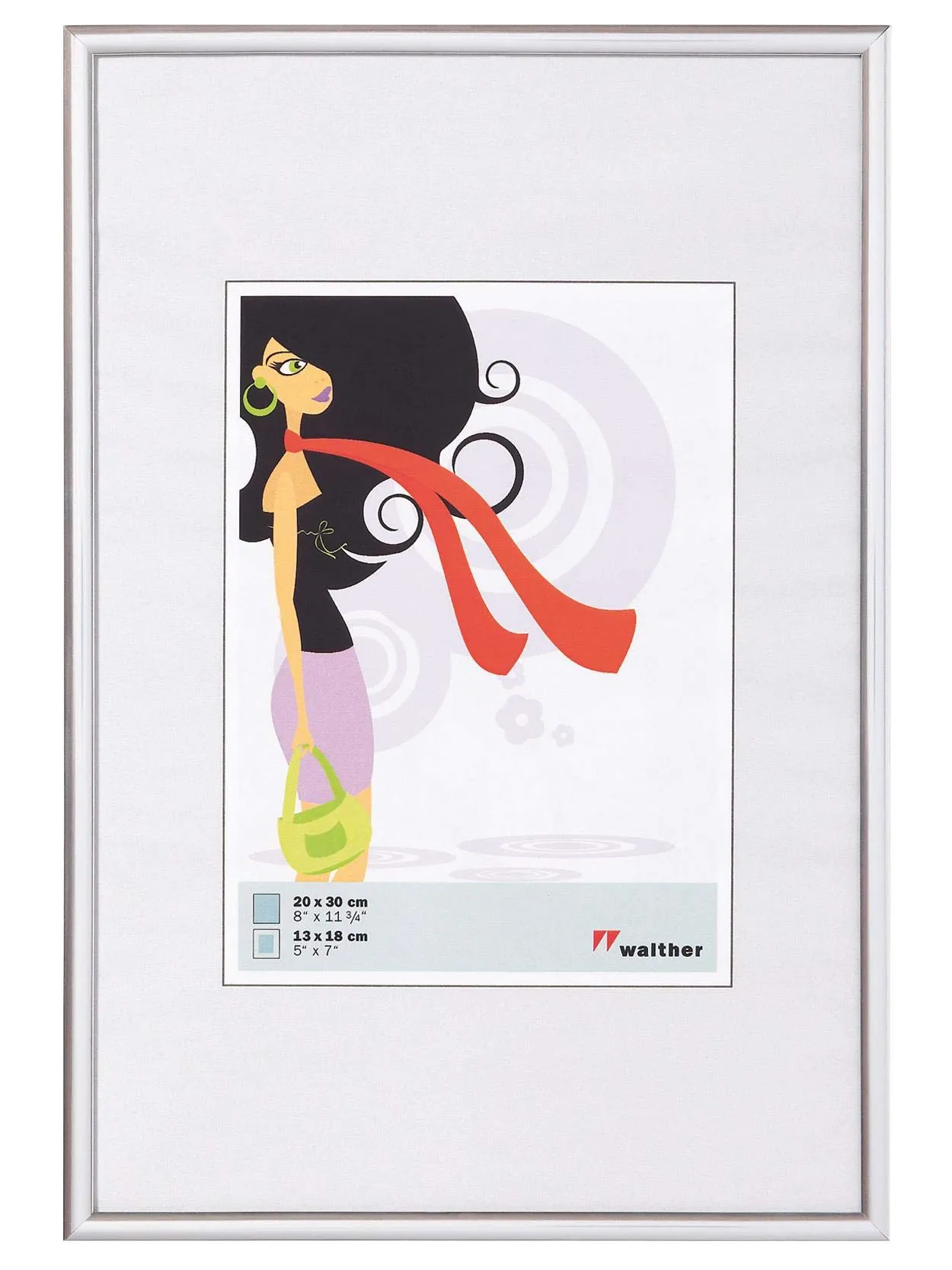 Walther Design Cornice Argento 30 x 40 cm KV040S - immagine 1