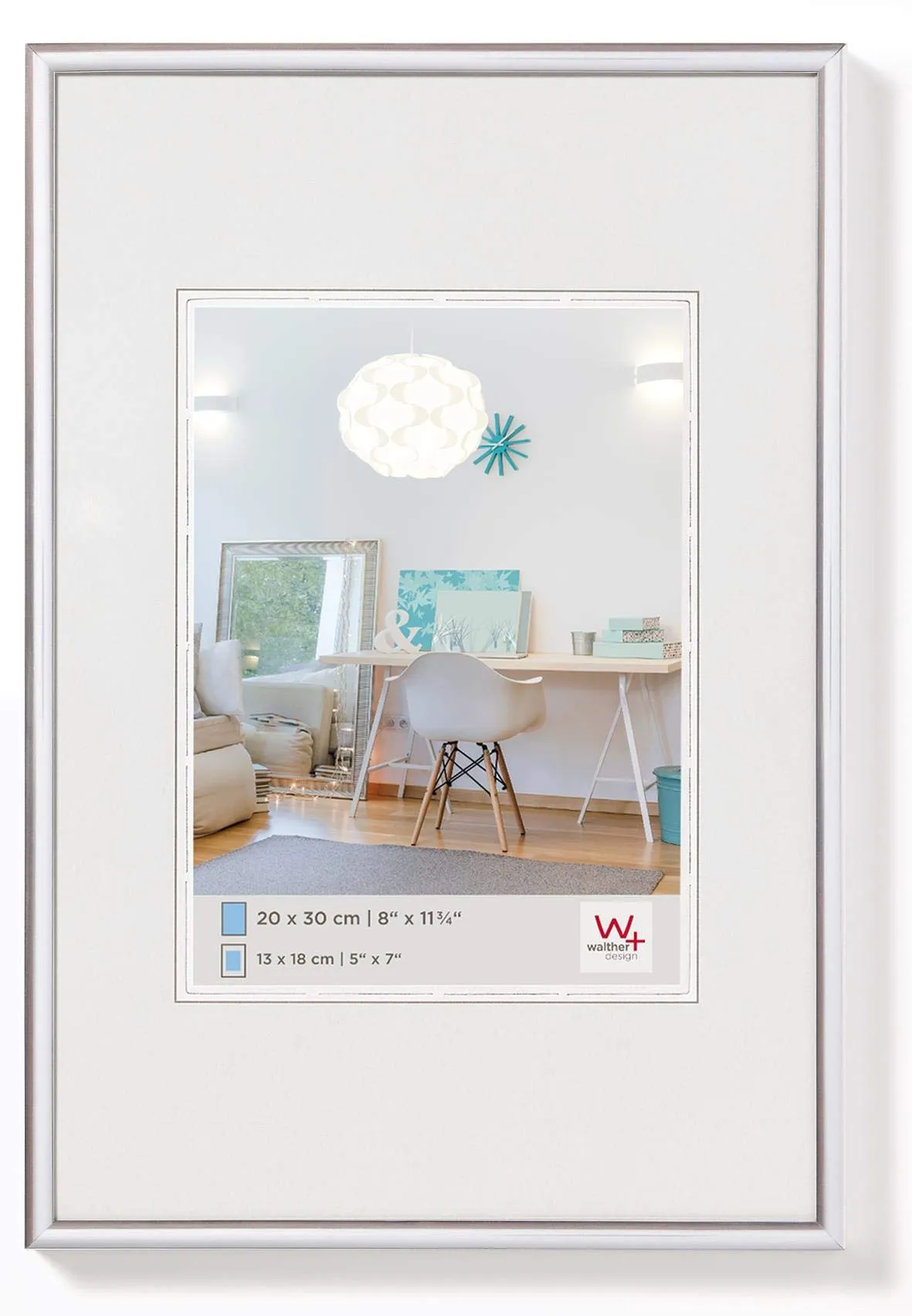 Walther Design Cornice Argento 30 x 40 cm KV040S - immagine 2