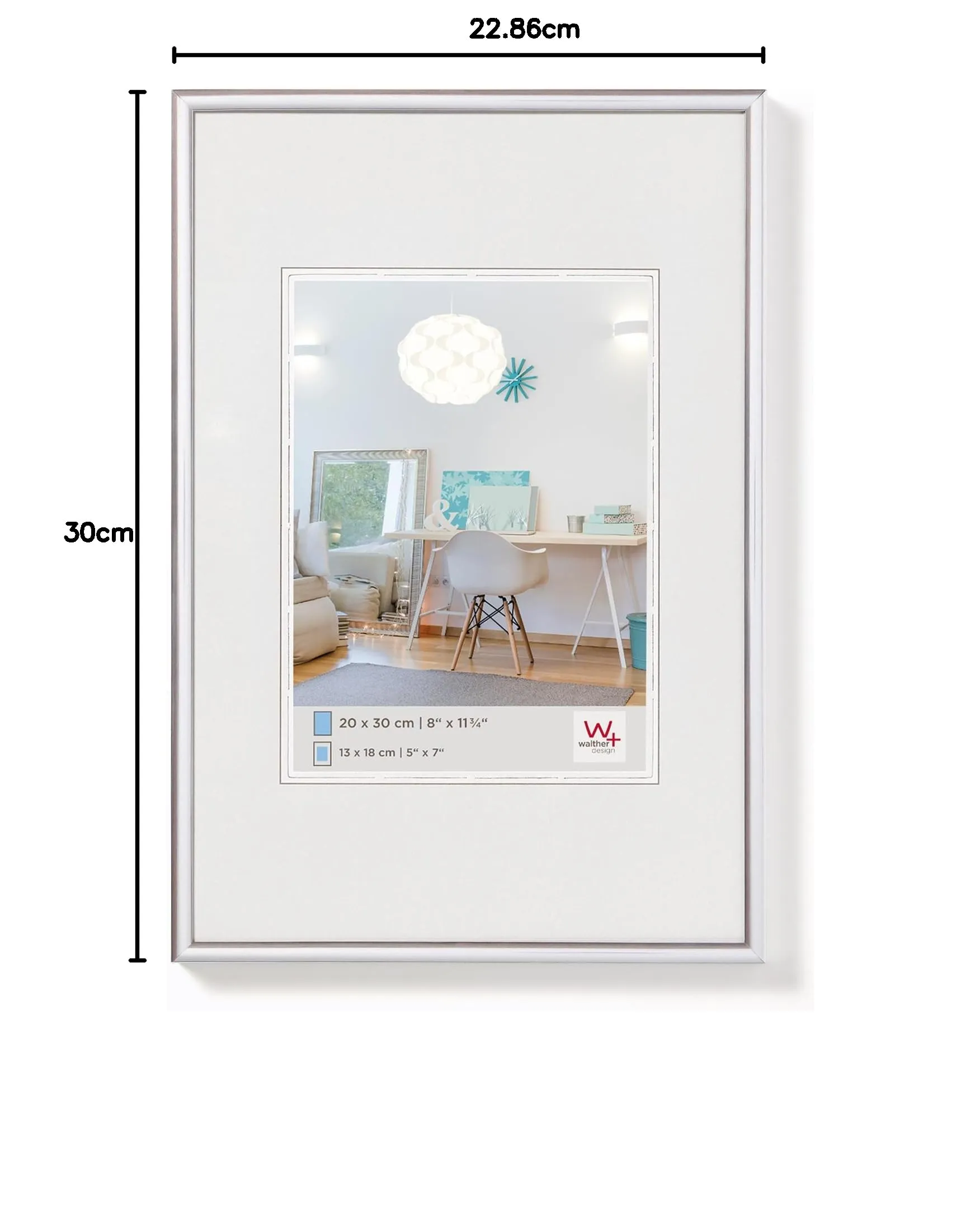 Walther Design Cornice Argento 30 x 40 cm KV040S - immagine 3