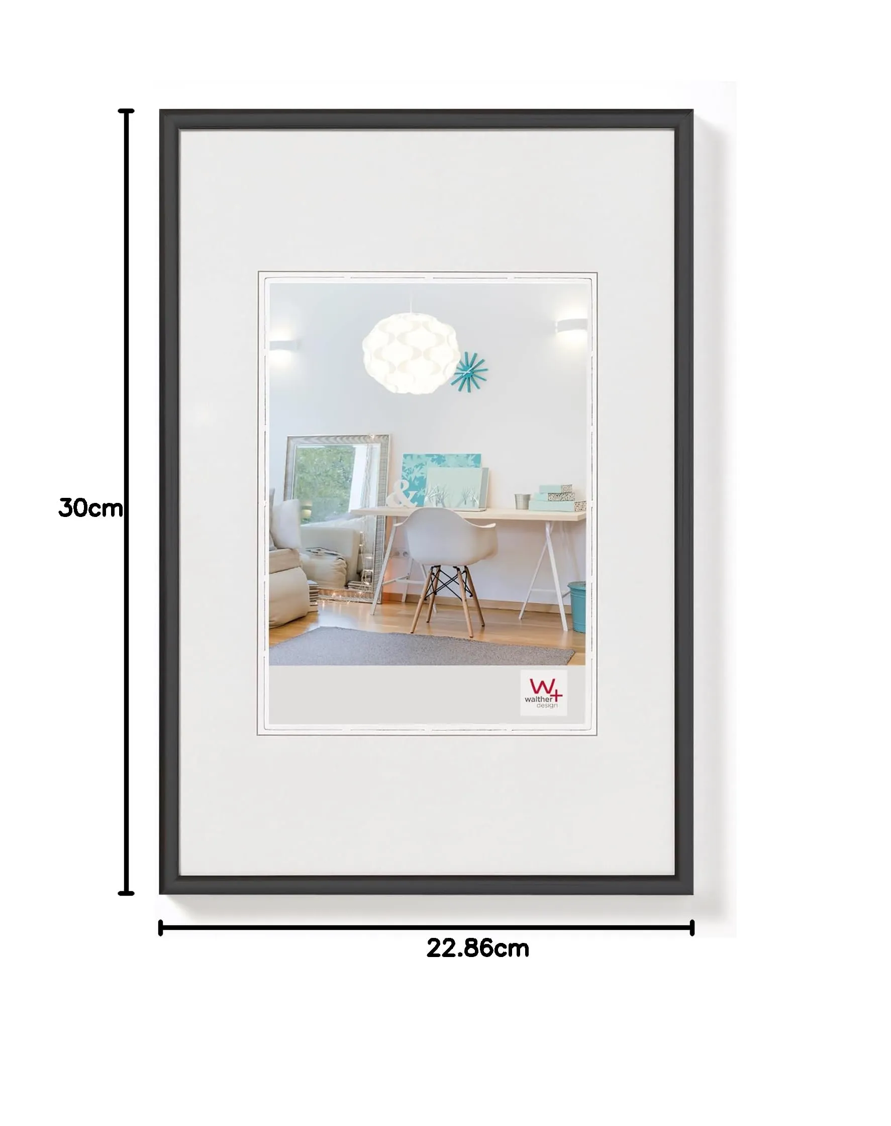 Walther Design Cornice Nera 30 x 40 cm KV045B - immagine 6