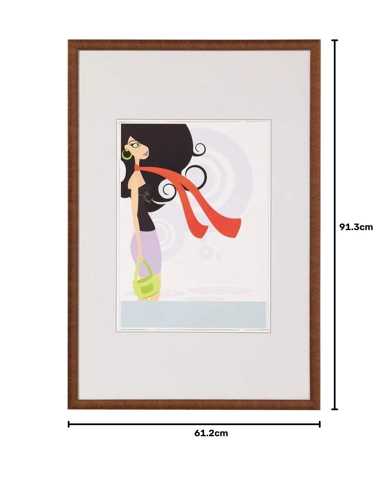 Walther Design Cornice Bronzo 60 x 90 cm KV090J - immagine 2