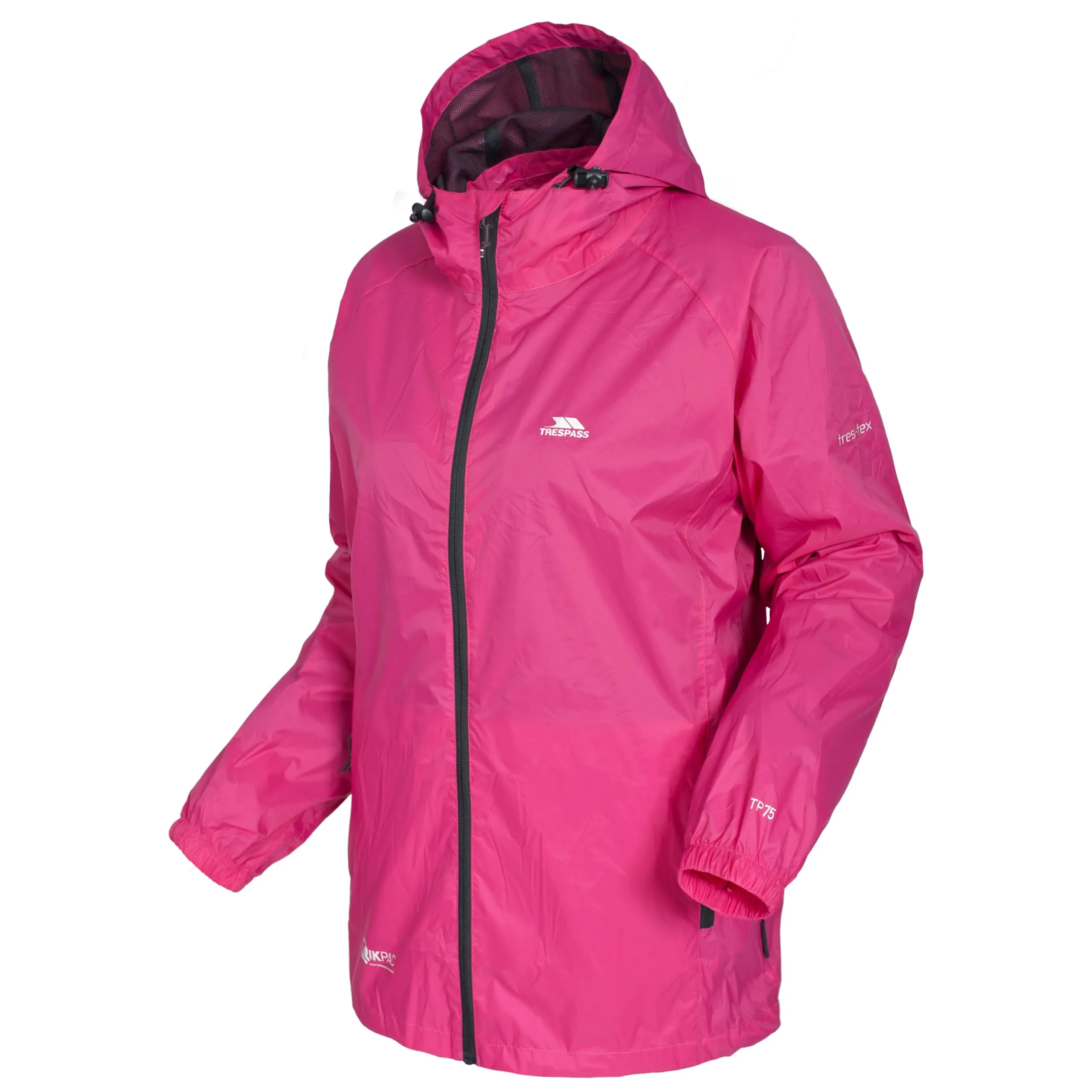 Trespass Qikpac Unisex Foldable Jacket, Sasparilla, L - immagine 5