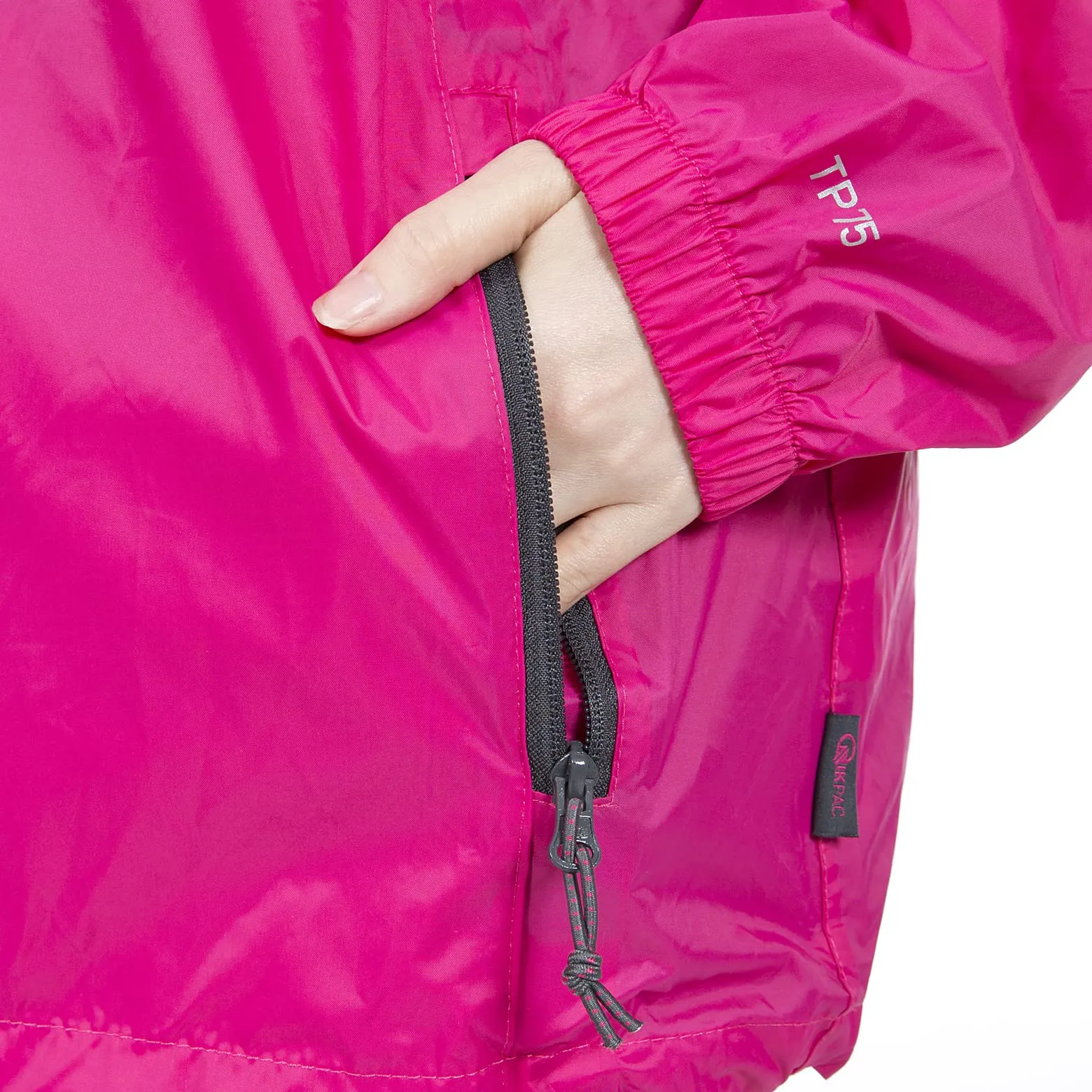 Trespass Qikpac Unisex Foldable Jacket, Sasparilla, L - immagine 9