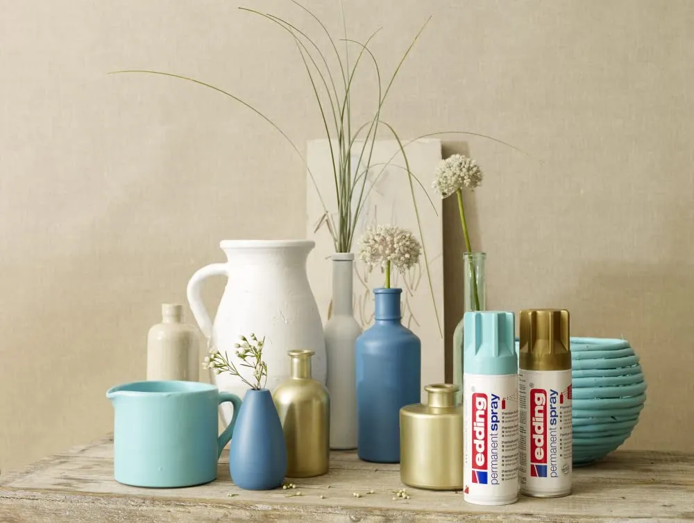 Edding 5200 Spray Permanente, Oro Prezioso Opaco, 200 ml, Vernice Acrilica - immagine 4