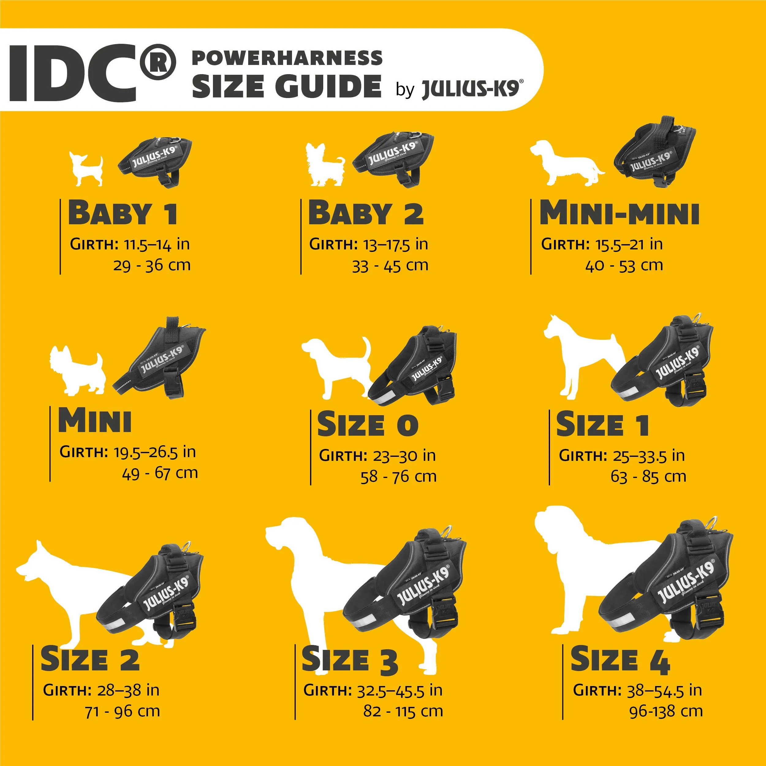 Julius-K9 IDC Power Harness, Size 4, German Flag - immagine 3