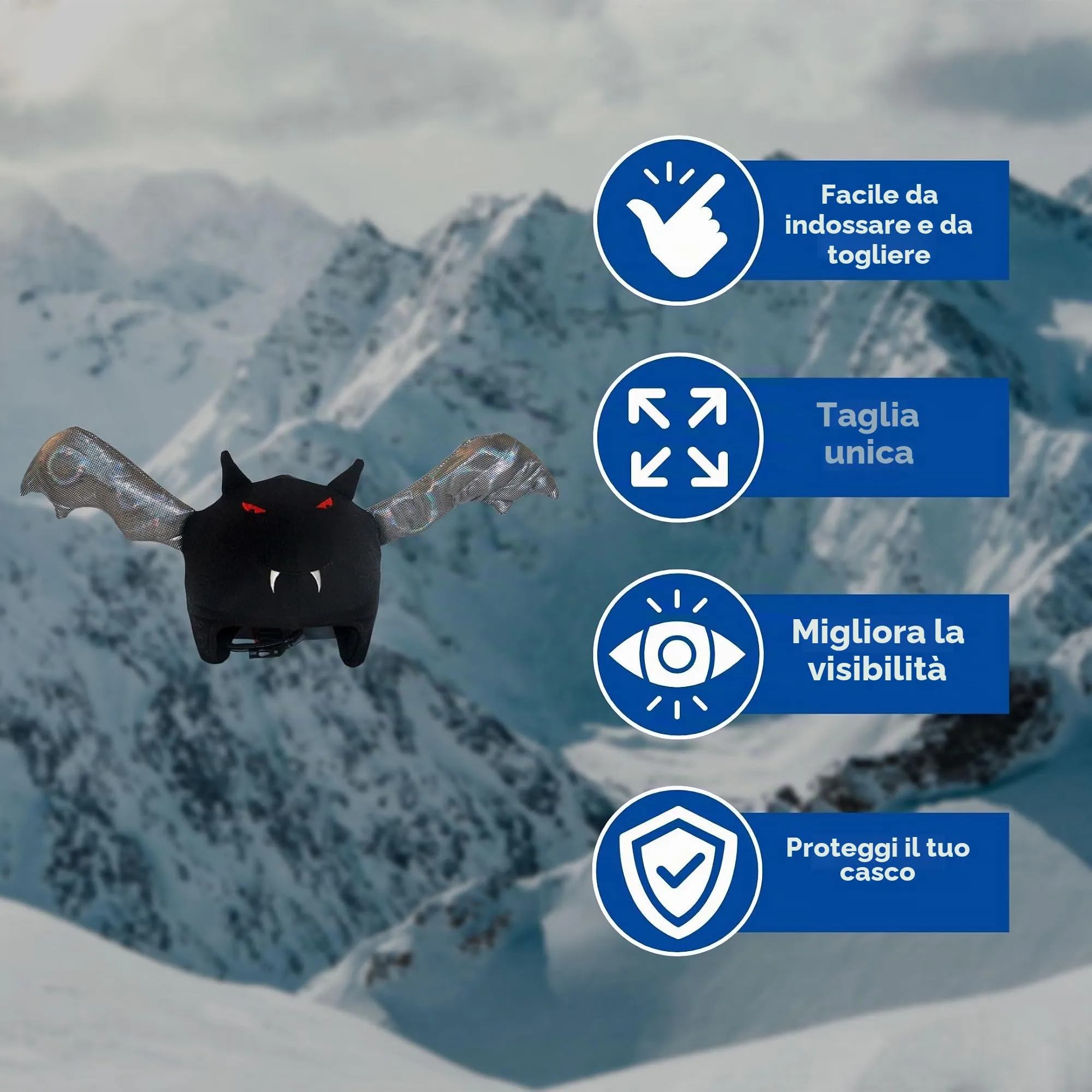 Coolcasc Pipistrello Copricasco Multisport - immagine 2