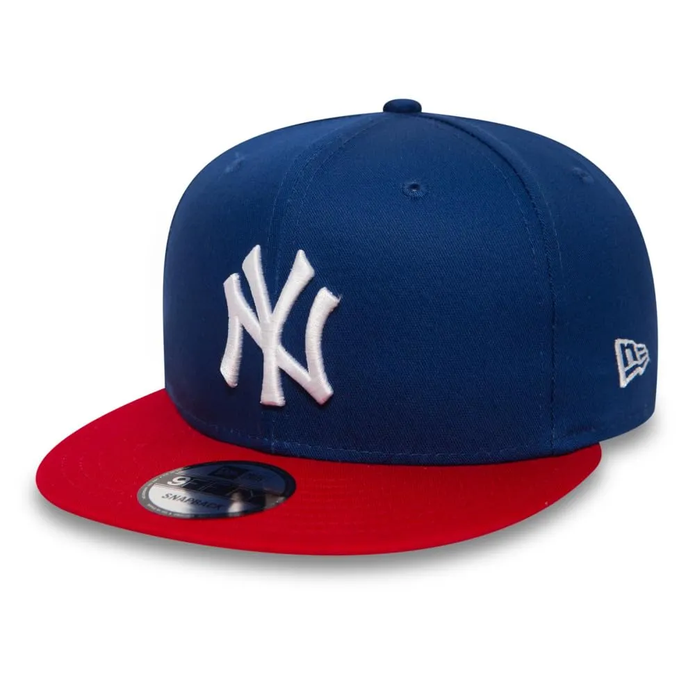 New Era MLB 9Fifty New York Yankees Snapback Cap - Scarlet Red Black White, ML - immagine 1