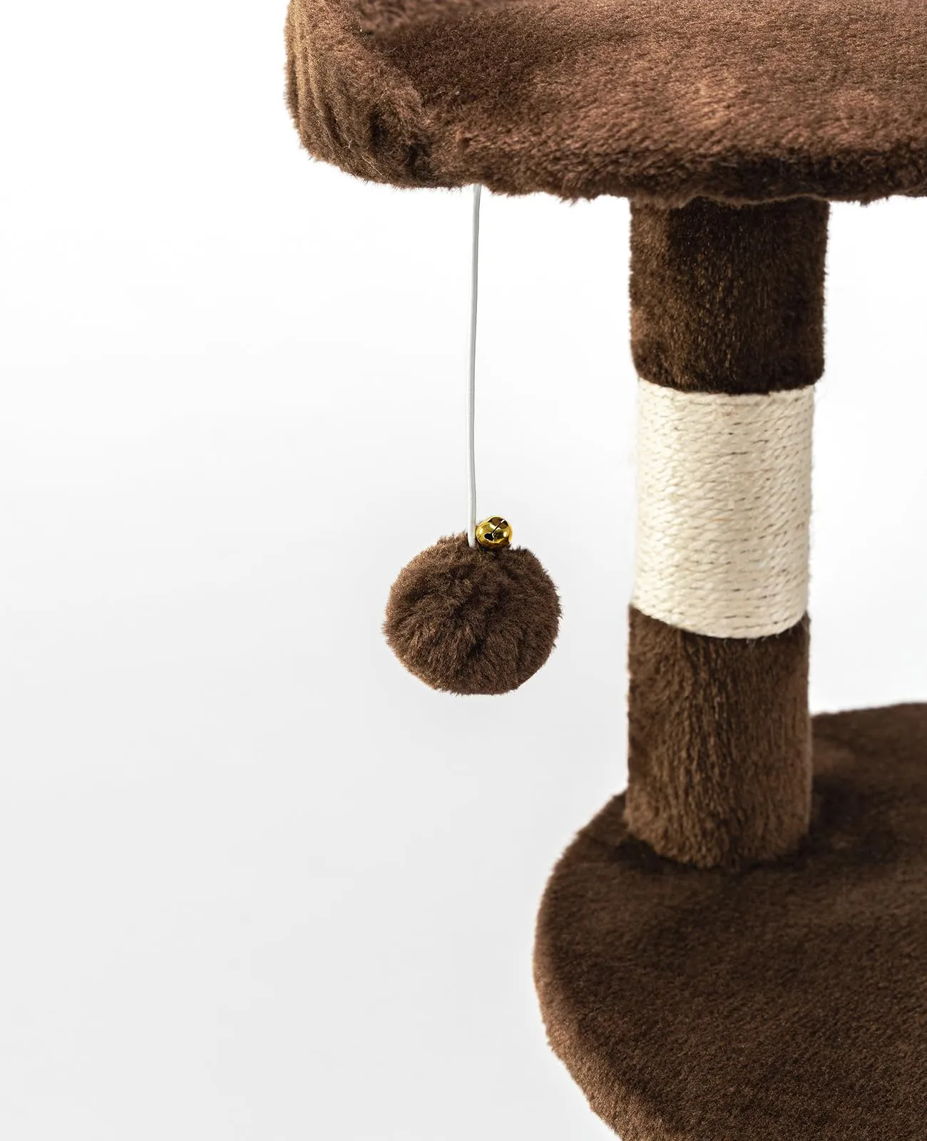 lionto Tiragraffi con Grotta e Colonne, 4 Livelli, 112 cm, Marrone - immagine 5