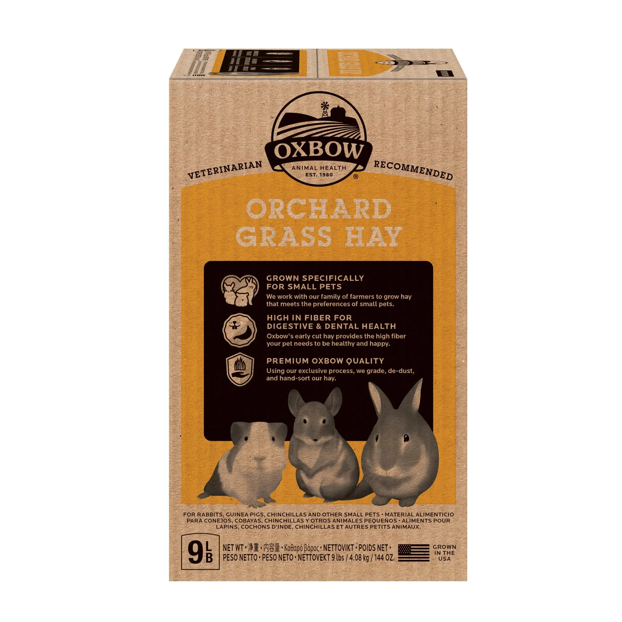 Oxbow Orchard Grass Petlife Fieno per piccoli animali, 4,05 Kg - immagine 7