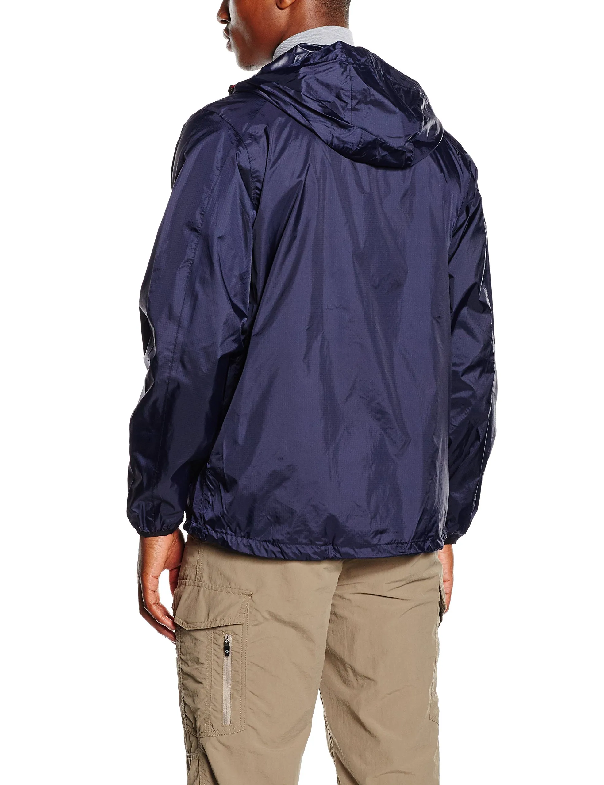 CMP Giacca Pioggia in Poliestere Antistrappo da Uomo, Navy, S - immagine 3
