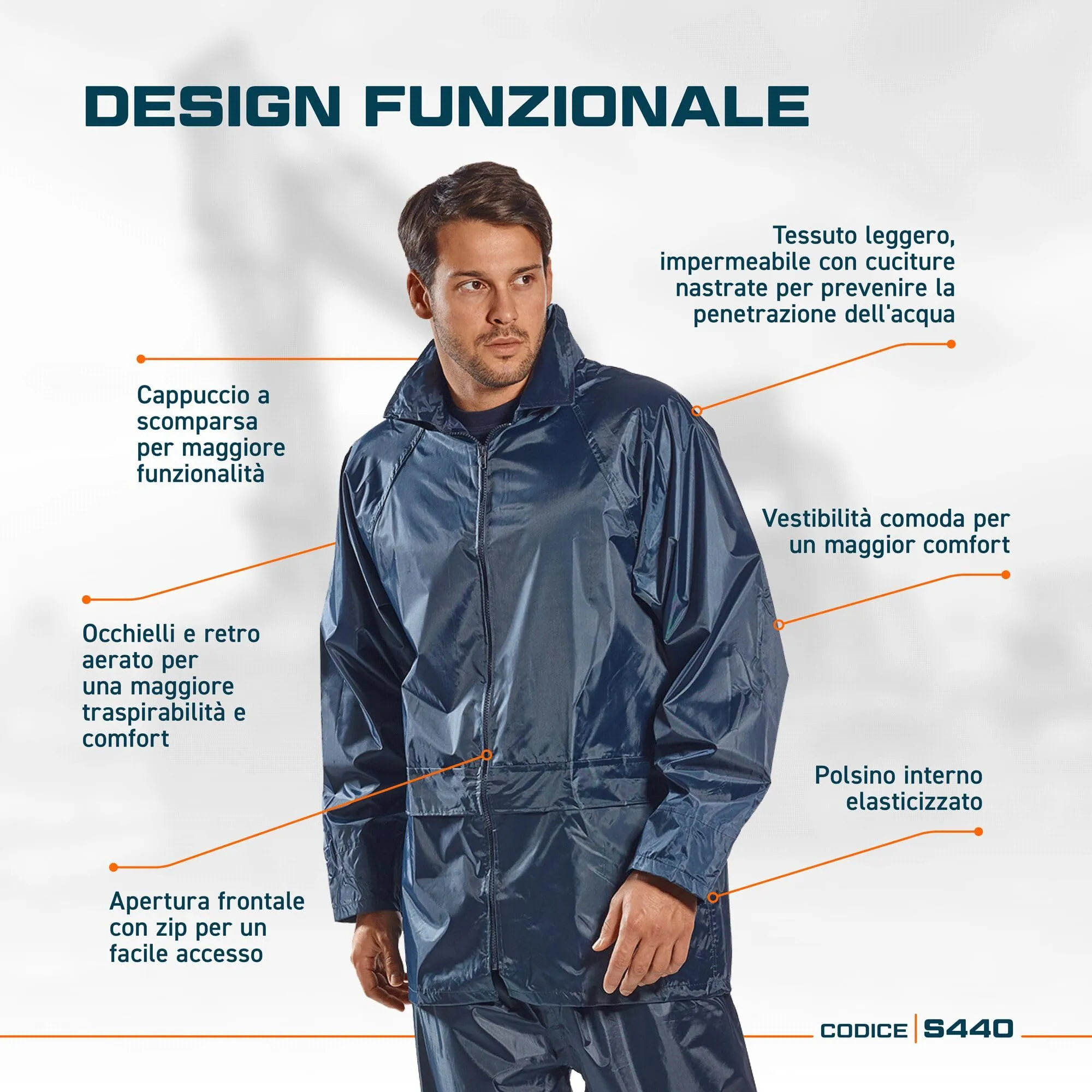 Portwest S440 Giacca Impermeabile Classic Leggera - Verde - S - immagine 4