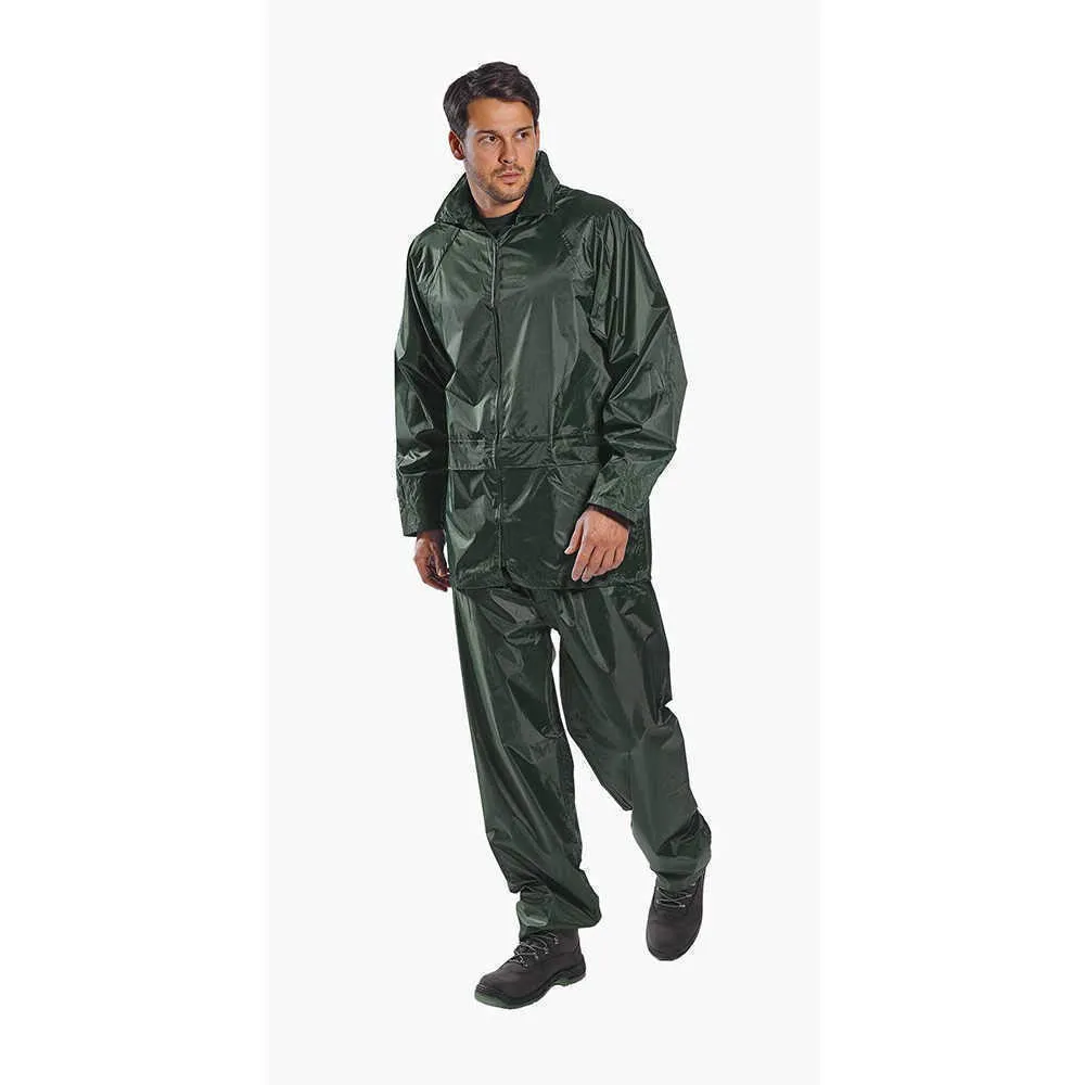 Portwest S440 Giacca Impermeabile Classic Leggera Verde Oliva M - immagine 2