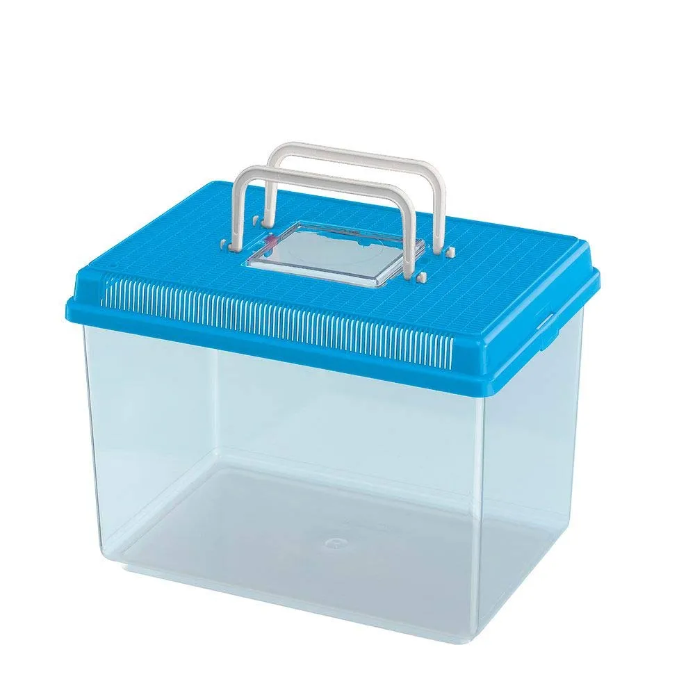 Ferplast Geo Large Acquario in plastica 6 L, Blu - immagine 1