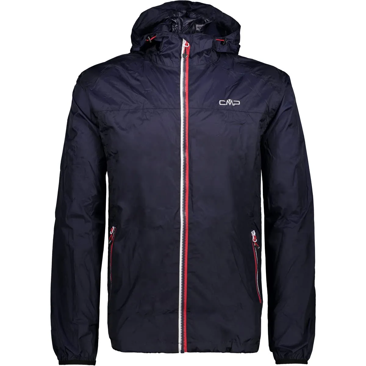 CMP Giacca Pioggia in Poliestere Antistrappo da Uomo, Navy, 3XL - immagine 1