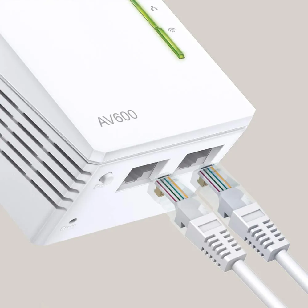TP-Link TL-WPA4220 TKIT Powerline Kit AV600 WiFi 300Mbps Homeplug AV2 (3 Pezzi) - immagine 5
