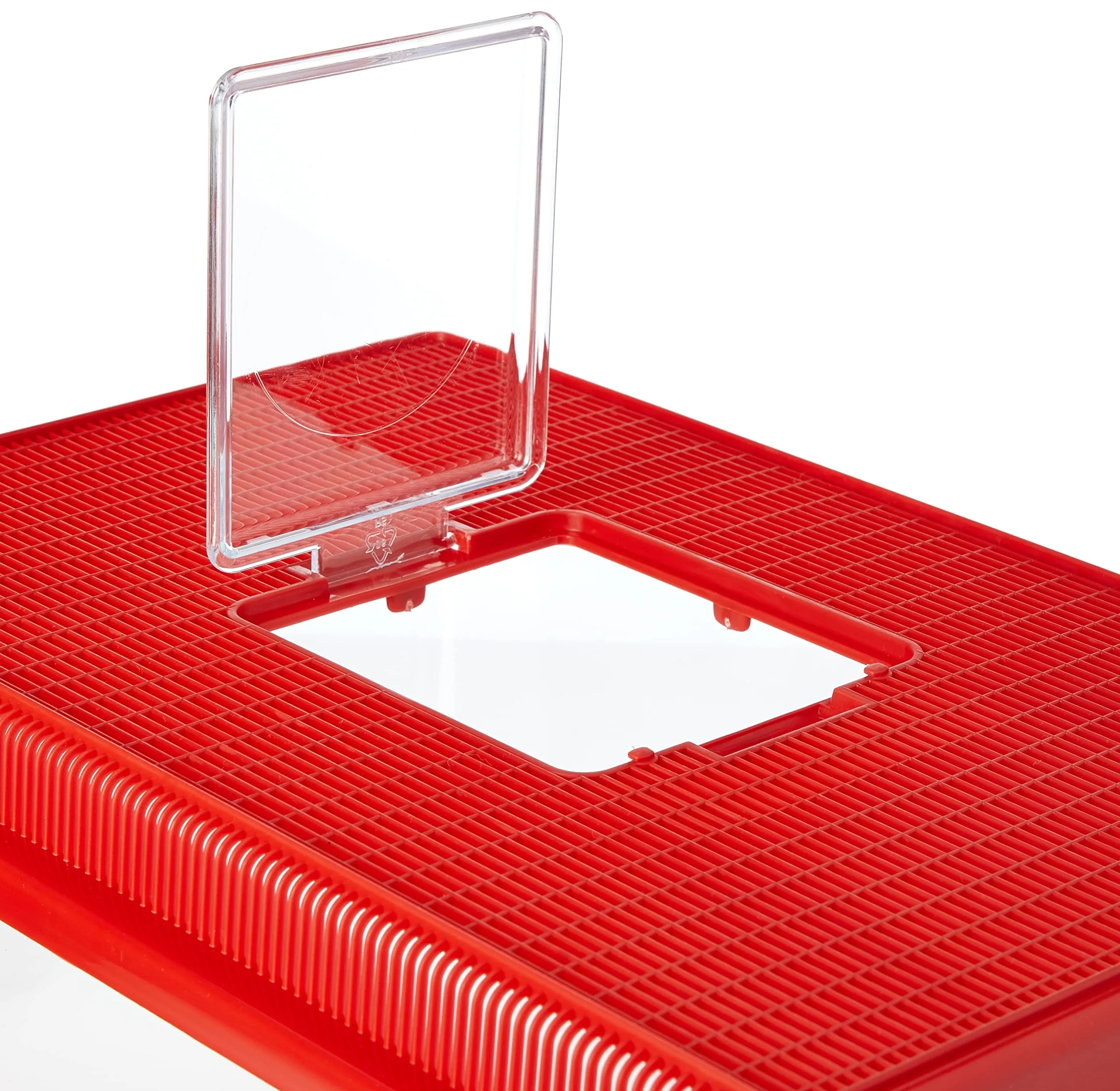 Ferplast Geo Extra Large Contenitore Plastica 11 L, Rosso - immagine 2