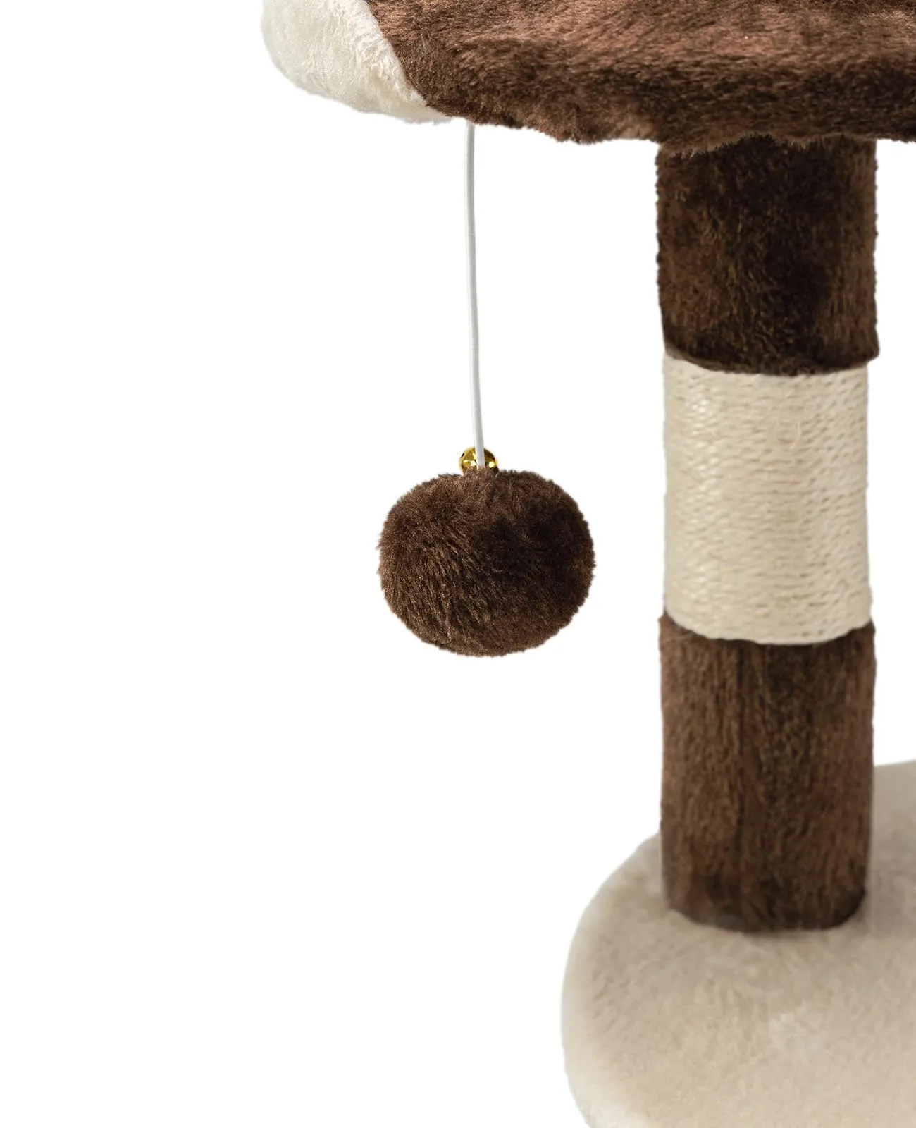 lionto Tiragraffi con Grotta e Colonne, 4 Livelli, 112 cm, Marrone/Beige - immagine 5