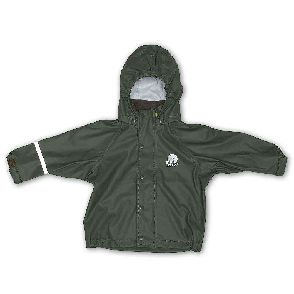 Celavi Zweiteiliger Regenanzug, Verde Army, 128 cm - immagine 5