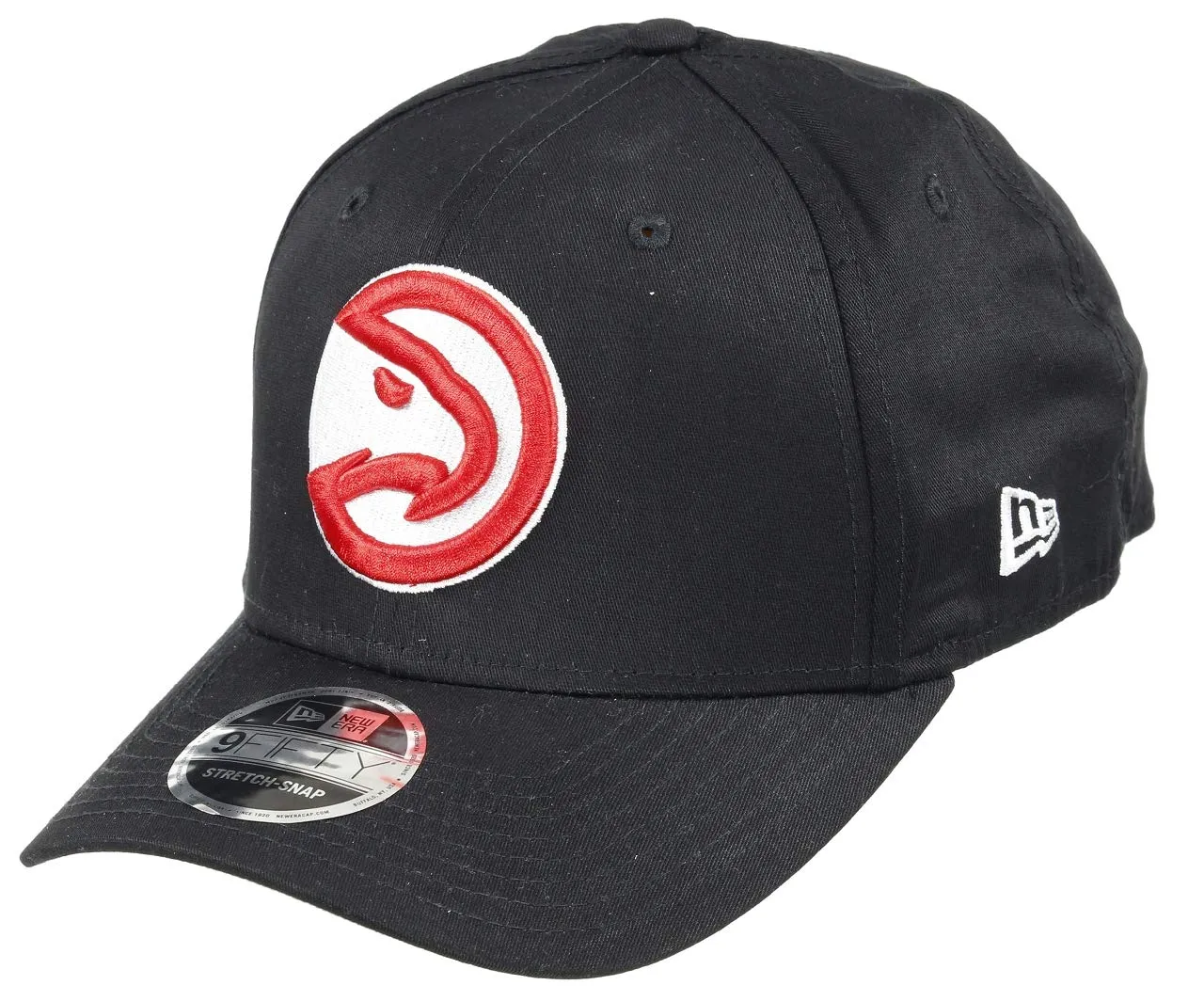 New Era Atlanta Hawks 9Fifty Stretch Snapback Cap NBA Essential Black - One Size - immagine 1