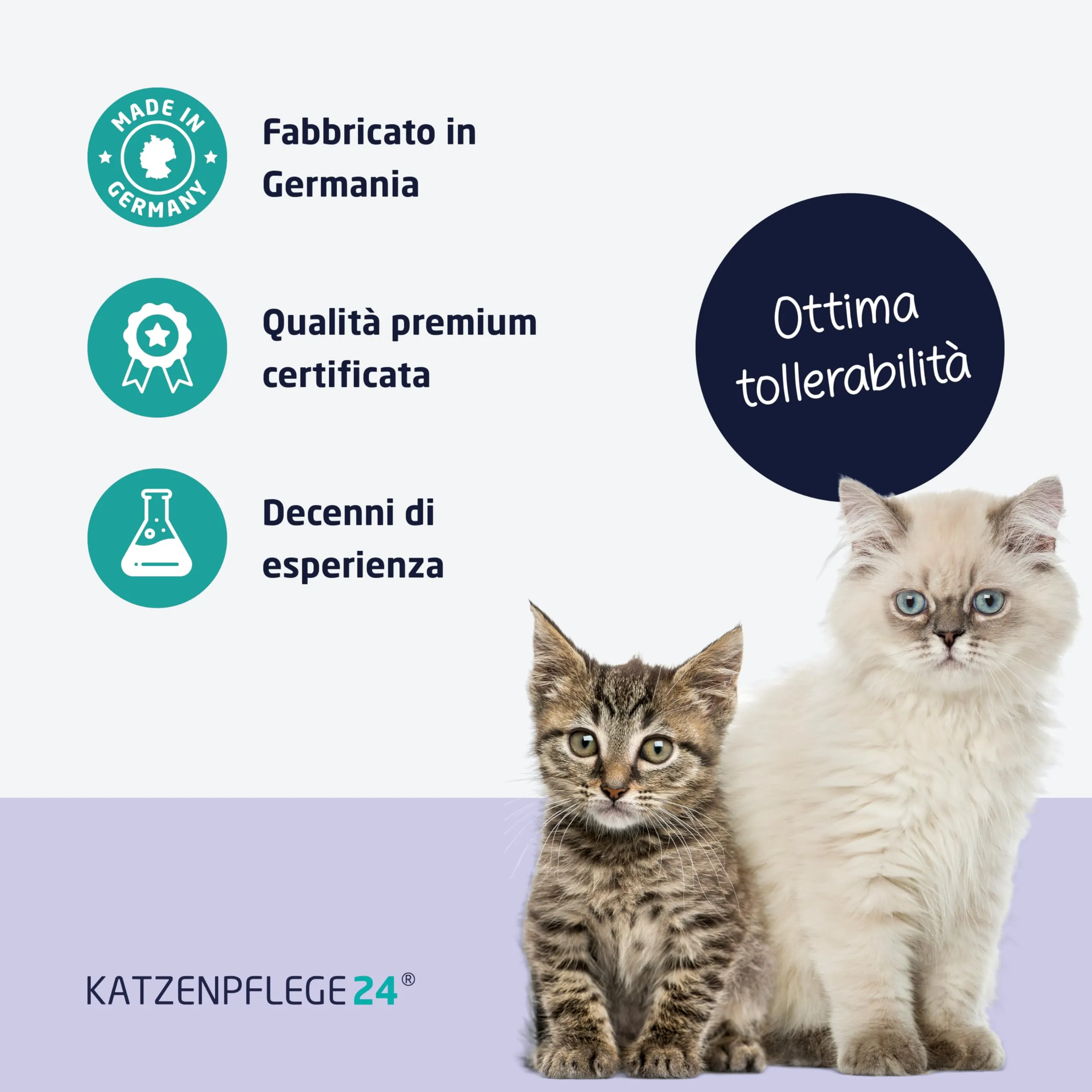 KATZENPFLEGE24 Olio anti acari dell'orecchio per gatti, 50ml - immagine 6
