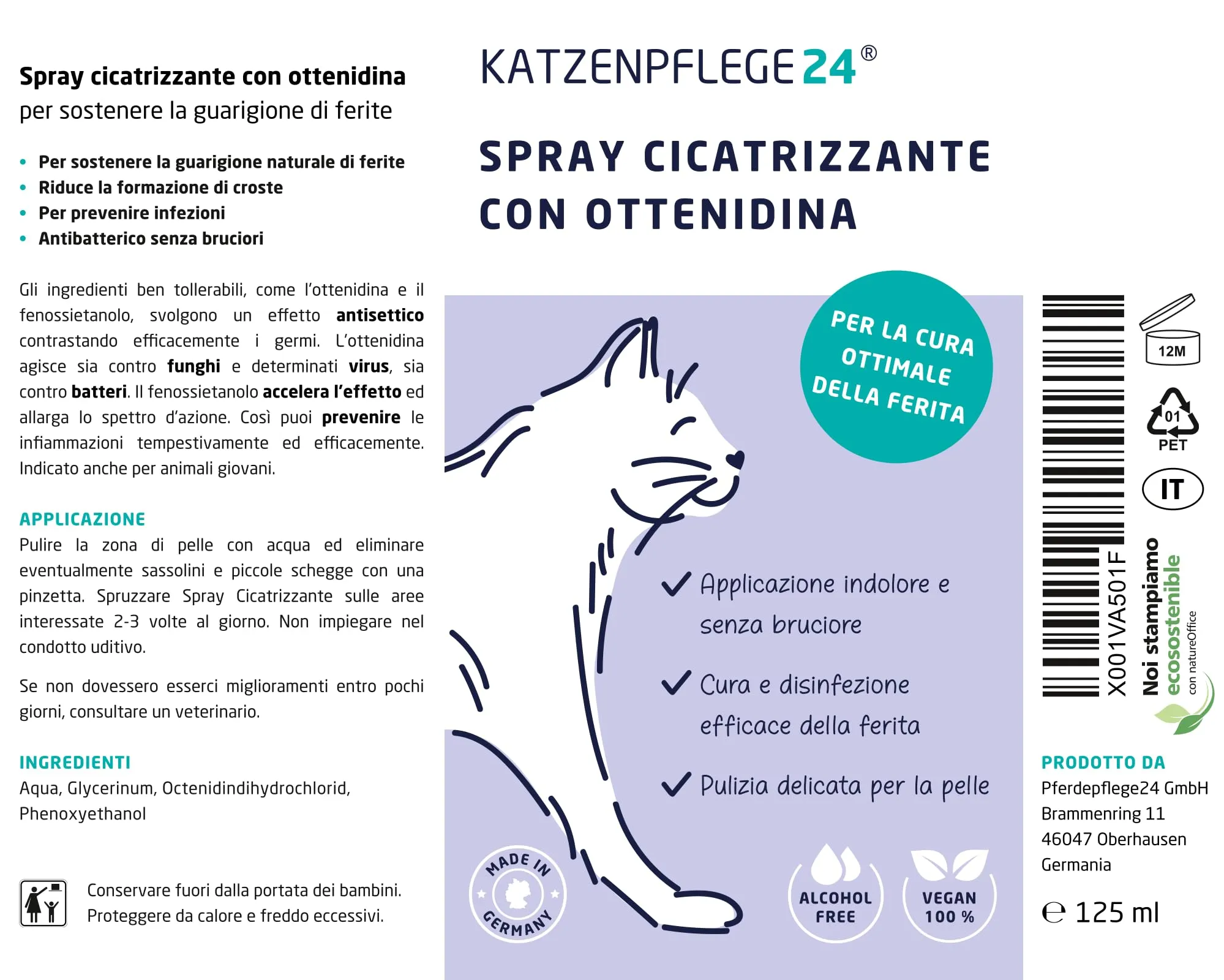 KATZENPFLEGE24 Olio anti acari dell'orecchio per gatti, 50ml - immagine 8