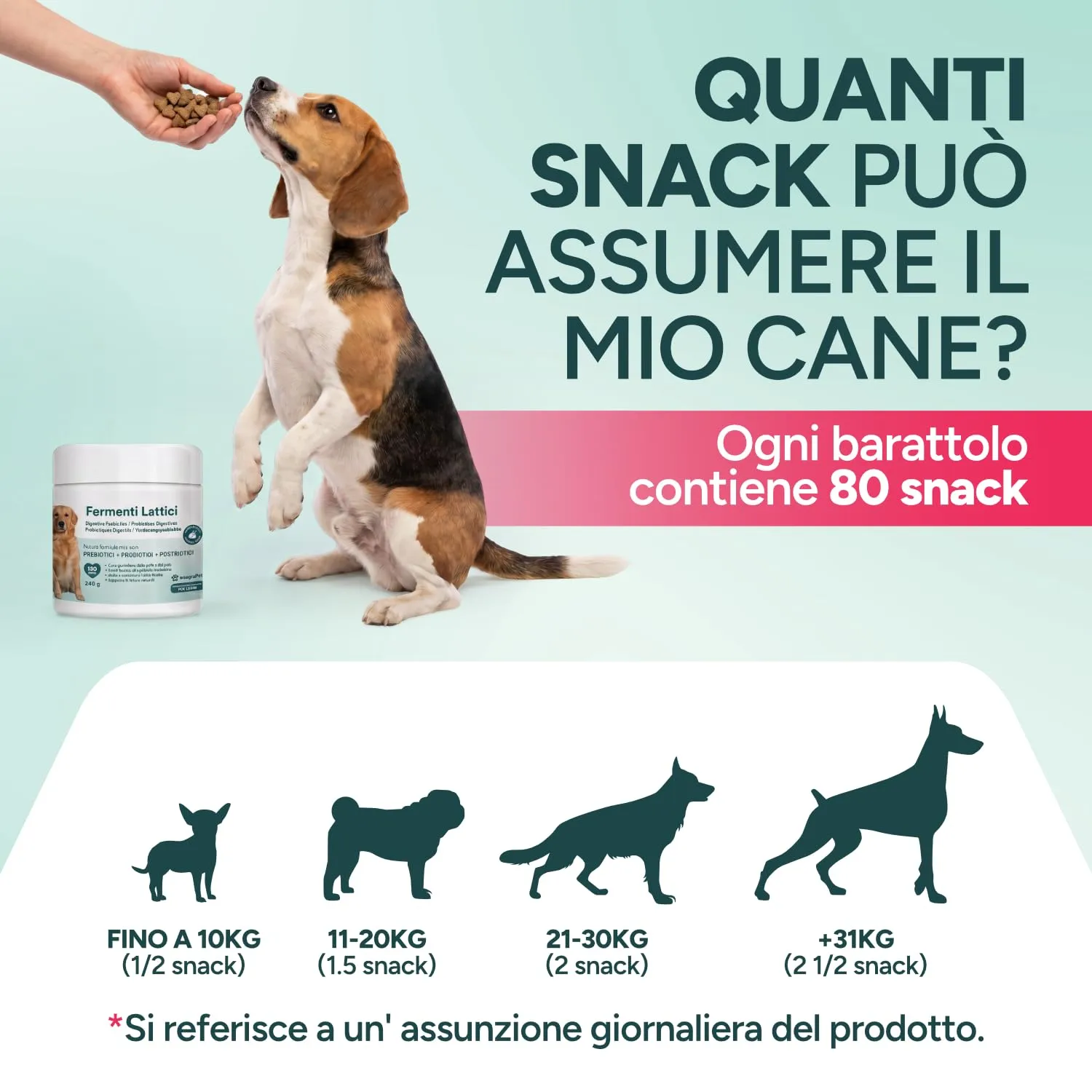 IntegraPet Probiotici per Cani - Supporto Intestinale, Pelle, Pelo e Alito - Snack Masticativi al Pollo - immagine 5