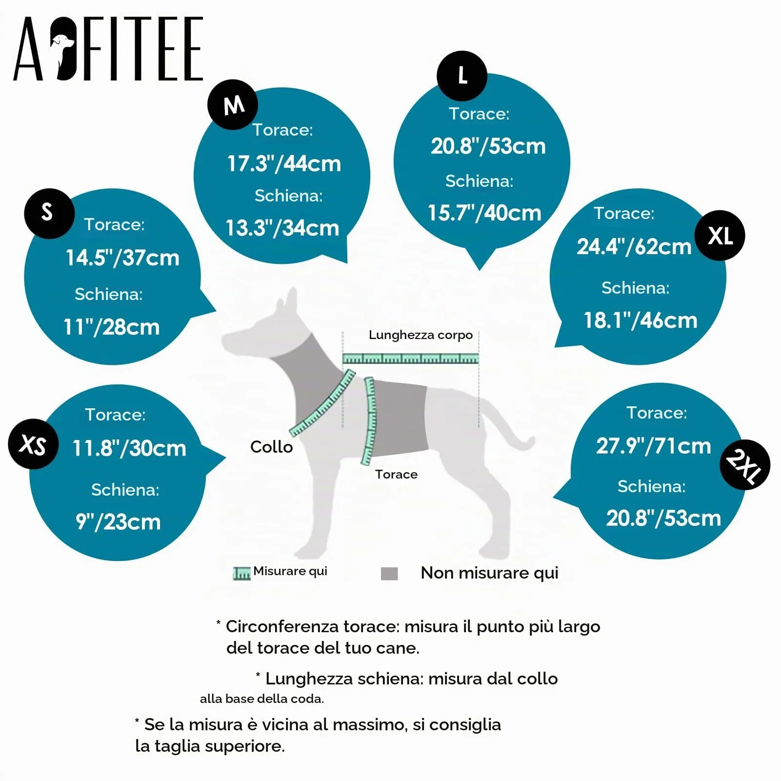 AOFITEE Maglione Invernale per Cani con Collo Alto e Maniche, Blu, XL - immagine 4