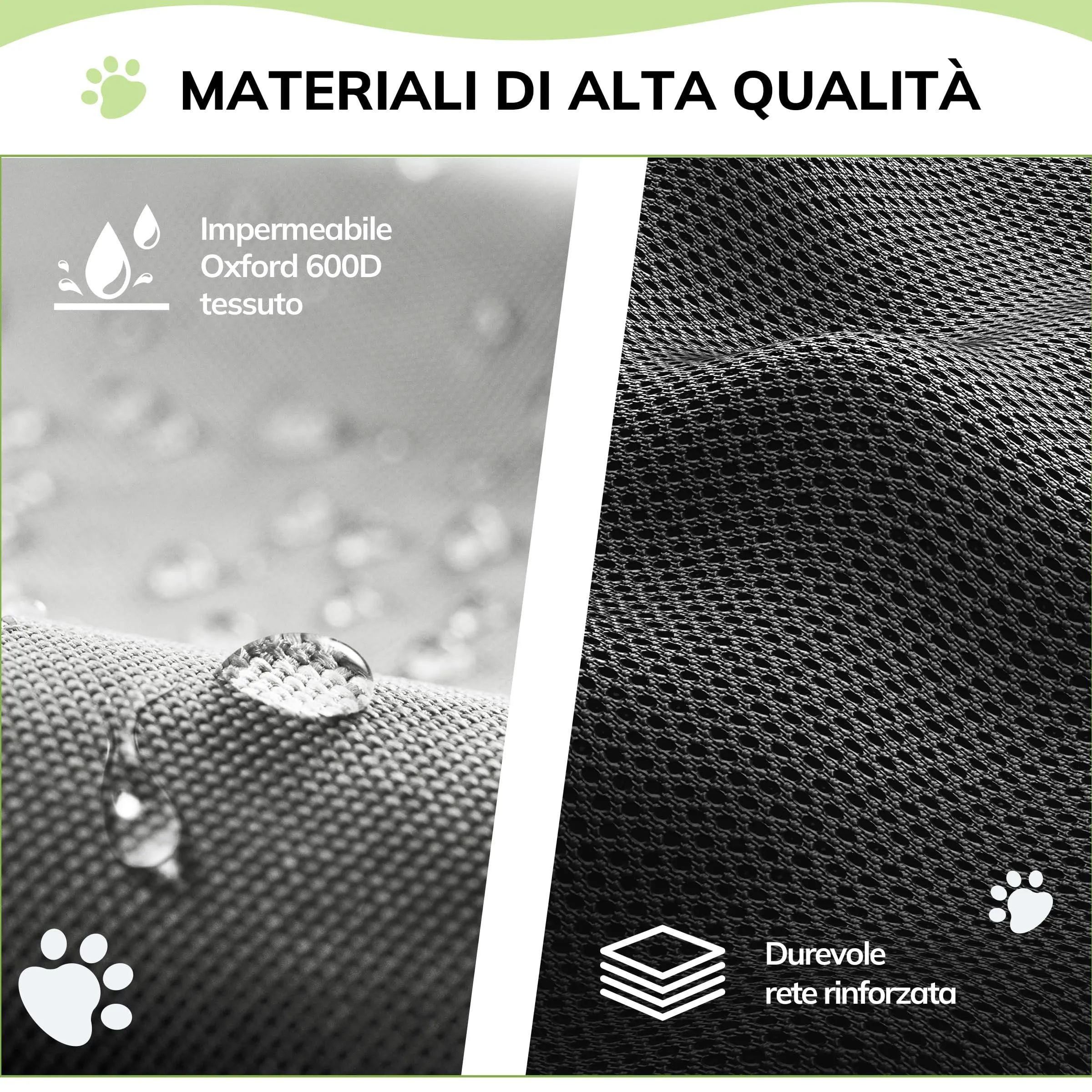 Morpilot Trasportino per gatti e cani, pieghevole, 81x58x58cm, Grigio Fumo (XL) - immagine 7