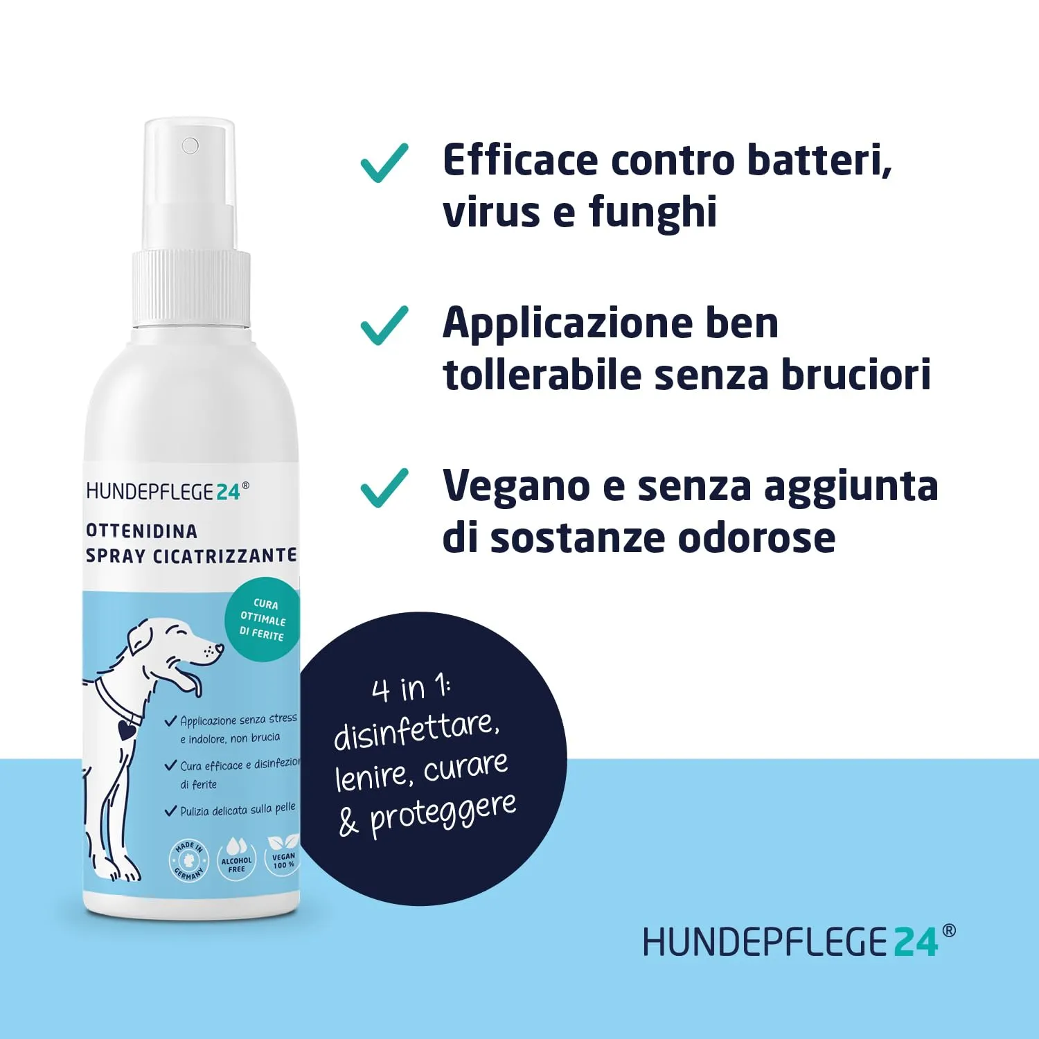Hundepflege24 Spray cicatrizzante per Cani, 125ml - immagine 2