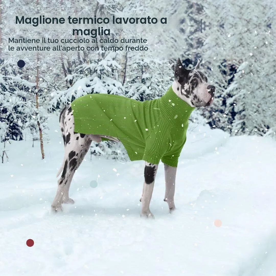 IECOii Maglione a collo alto per cani di razza gigante, 5XL - immagine 6