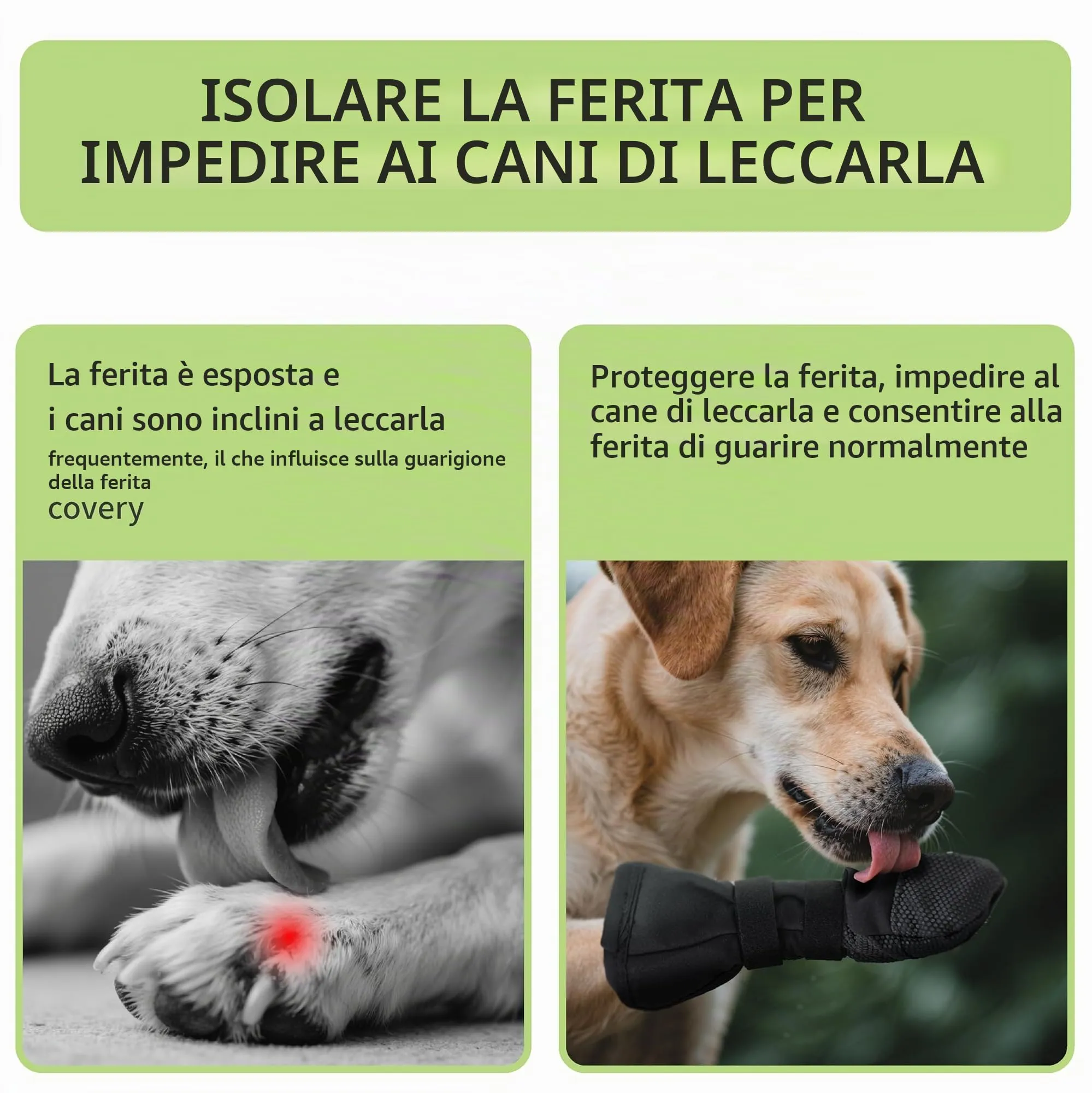 YUEXNKO Calze di Protezione e Recupero per Cani e Gatti, Stivali Impermeabili e Antiscivolo Traspiranti (XL) - immagine 5