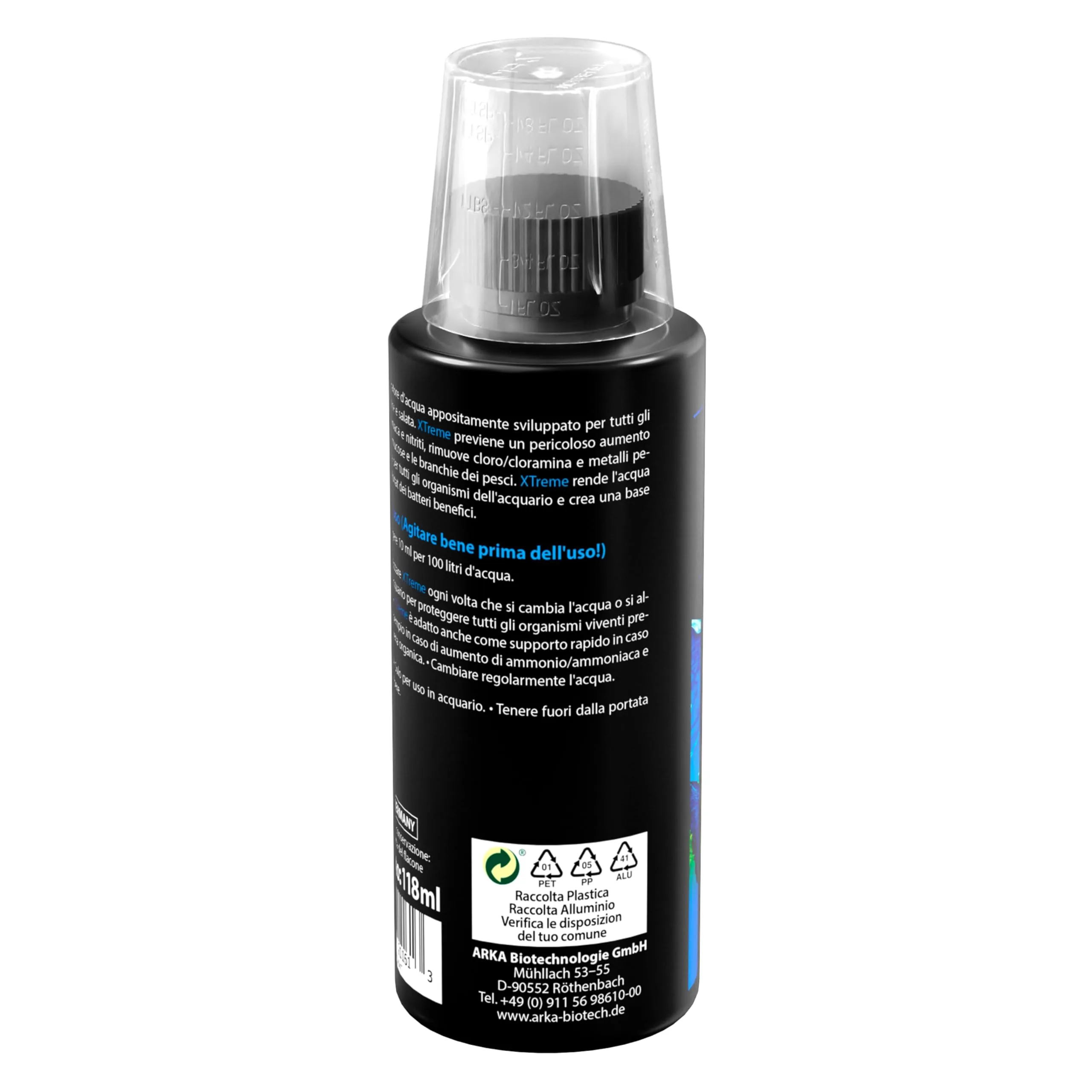 ARKA Xtreme Anticloro Biocondizionatore Acqua Acquario 118 ml - immagine 3