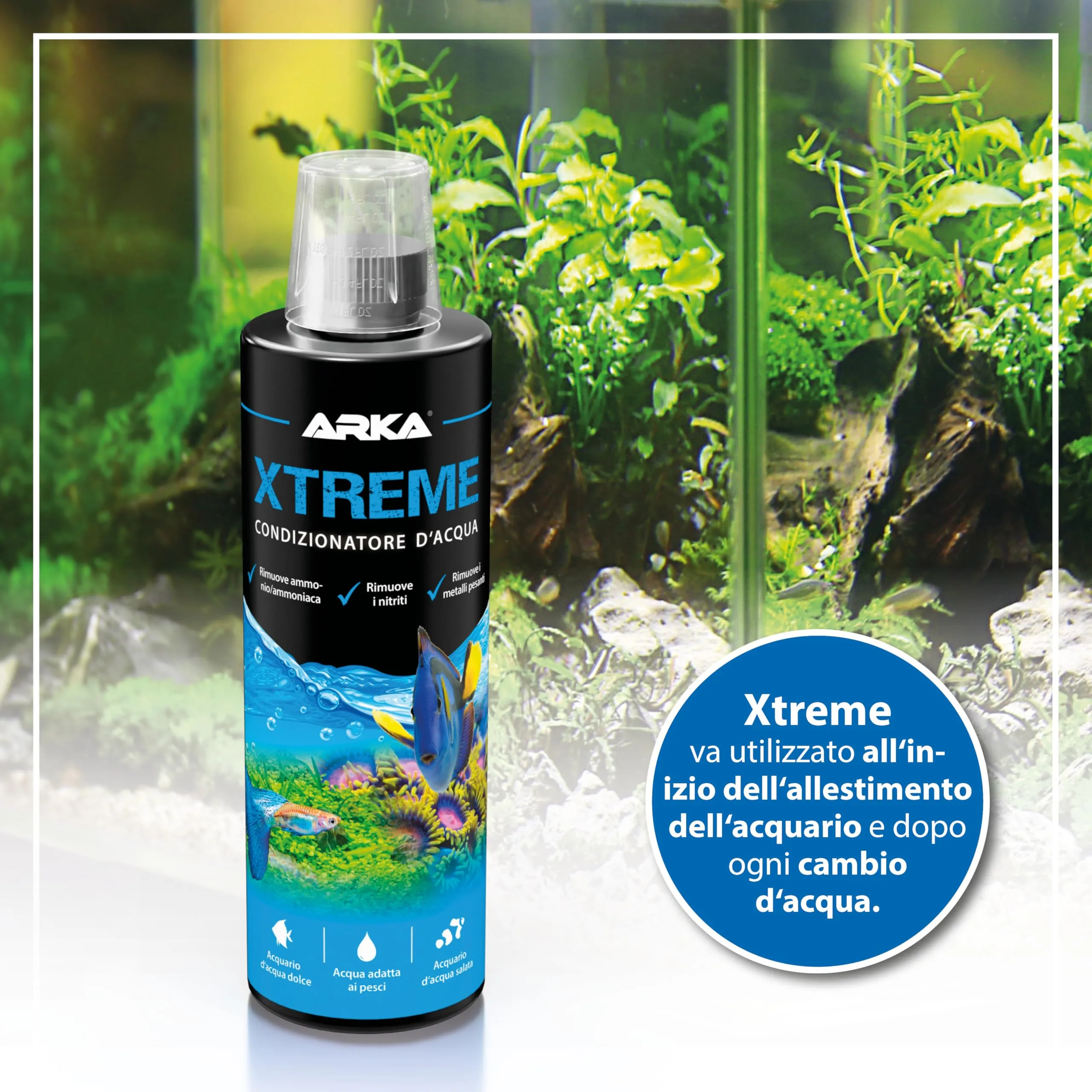 ARKA Xtreme Anticloro Biocondizionatore Acqua Acquario 118 ml - immagine 5