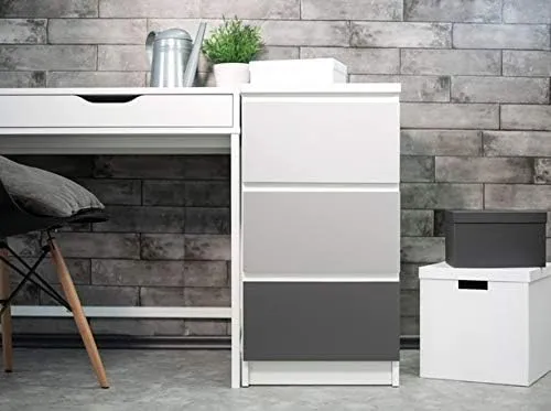 d-c-fix Pellicola Adesiva per Mobili - Grigio Opaco 67,5 cm x 2 m - immagine 2