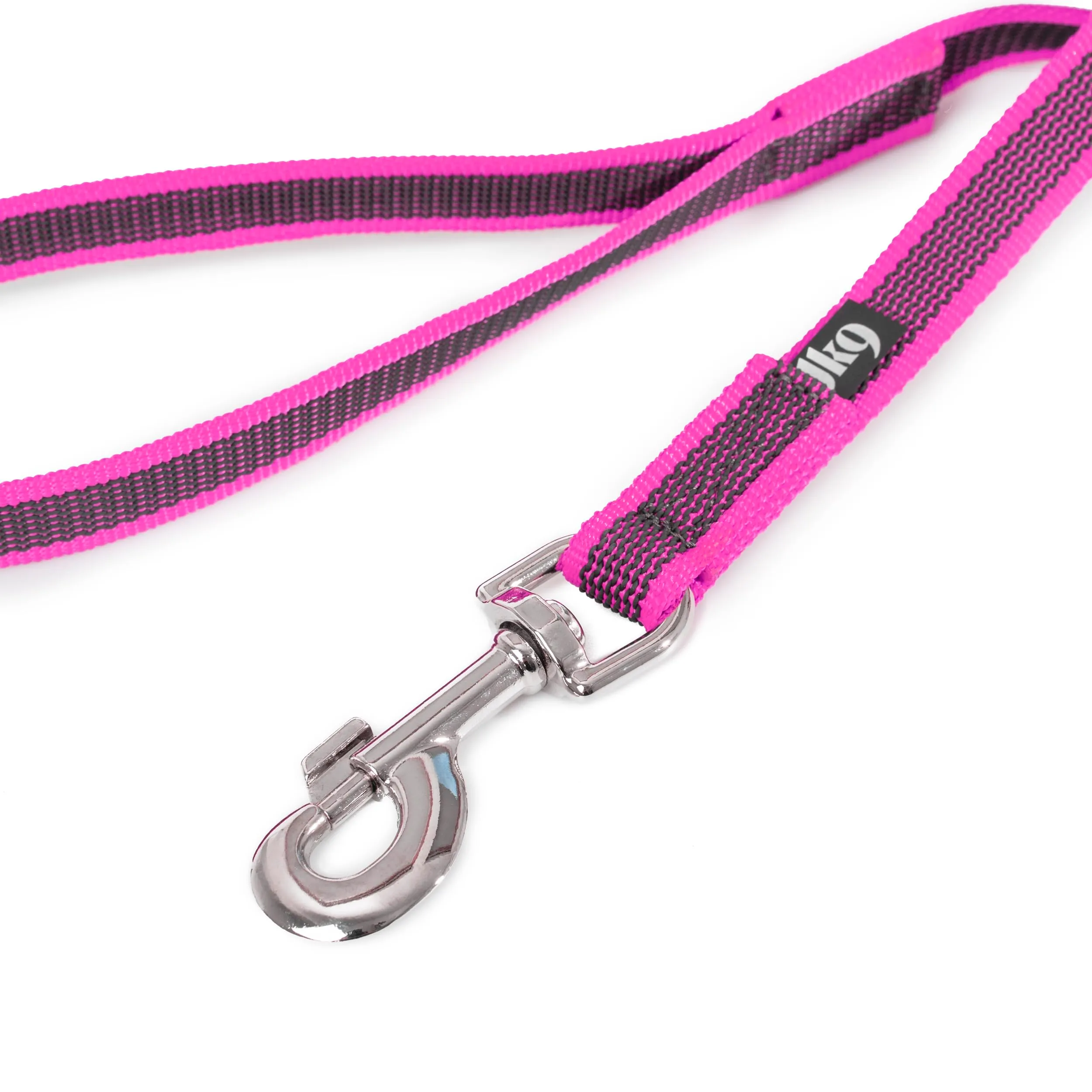 Julius-K9 Color & Gray Super Presa Guinzaglio Con Manico, 20 mm x 3 m, Rosa - immagine 3