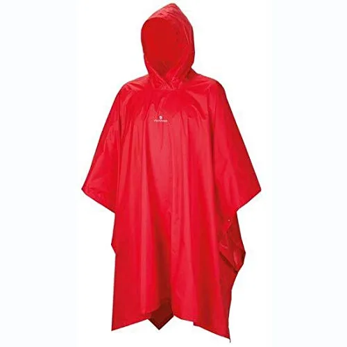 Ferrino Poncho Mantella Unisex, Rosso, L - immagine 2