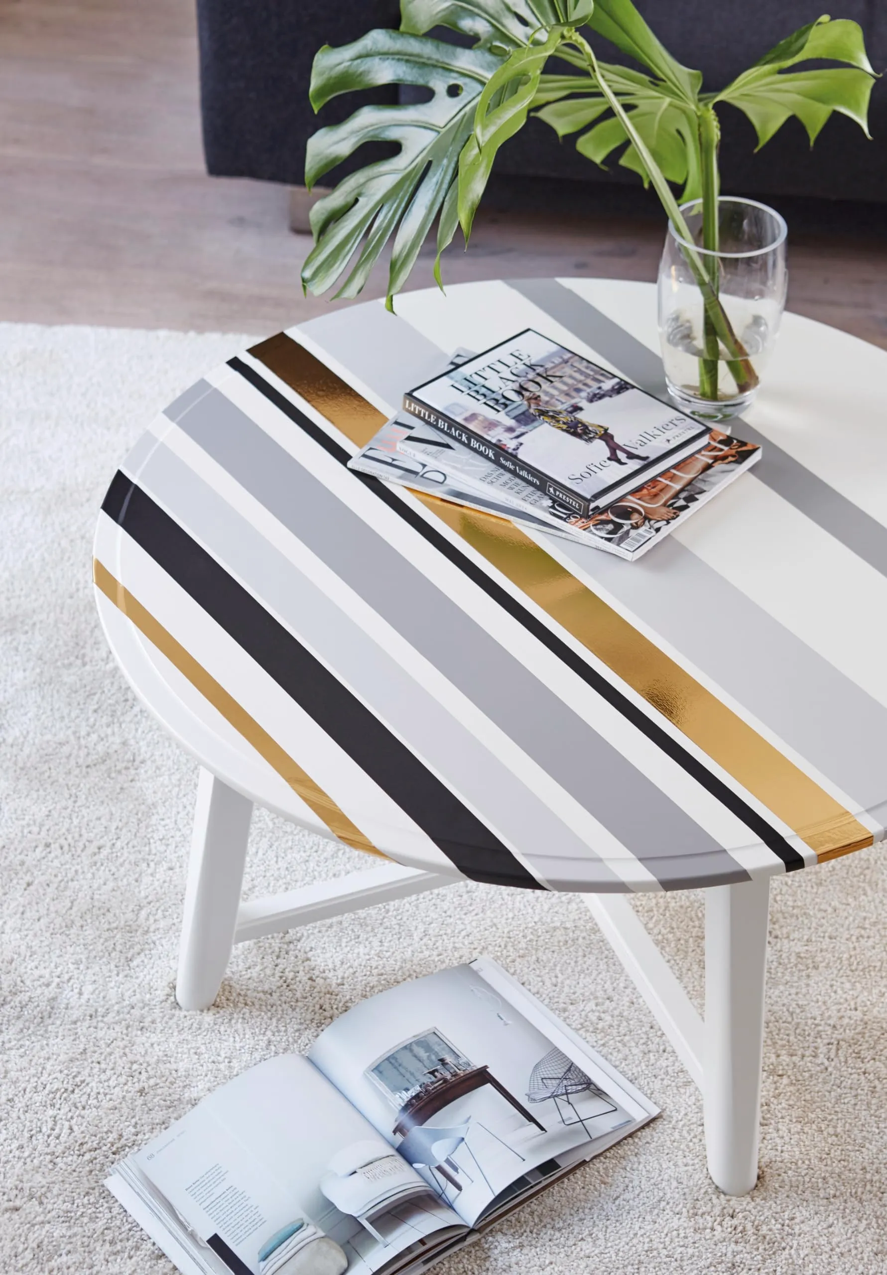 d-c-fix Pellicola Adesiva per Mobili, Grigio Opaco, 90 cm x 2,1 m - immagine 4