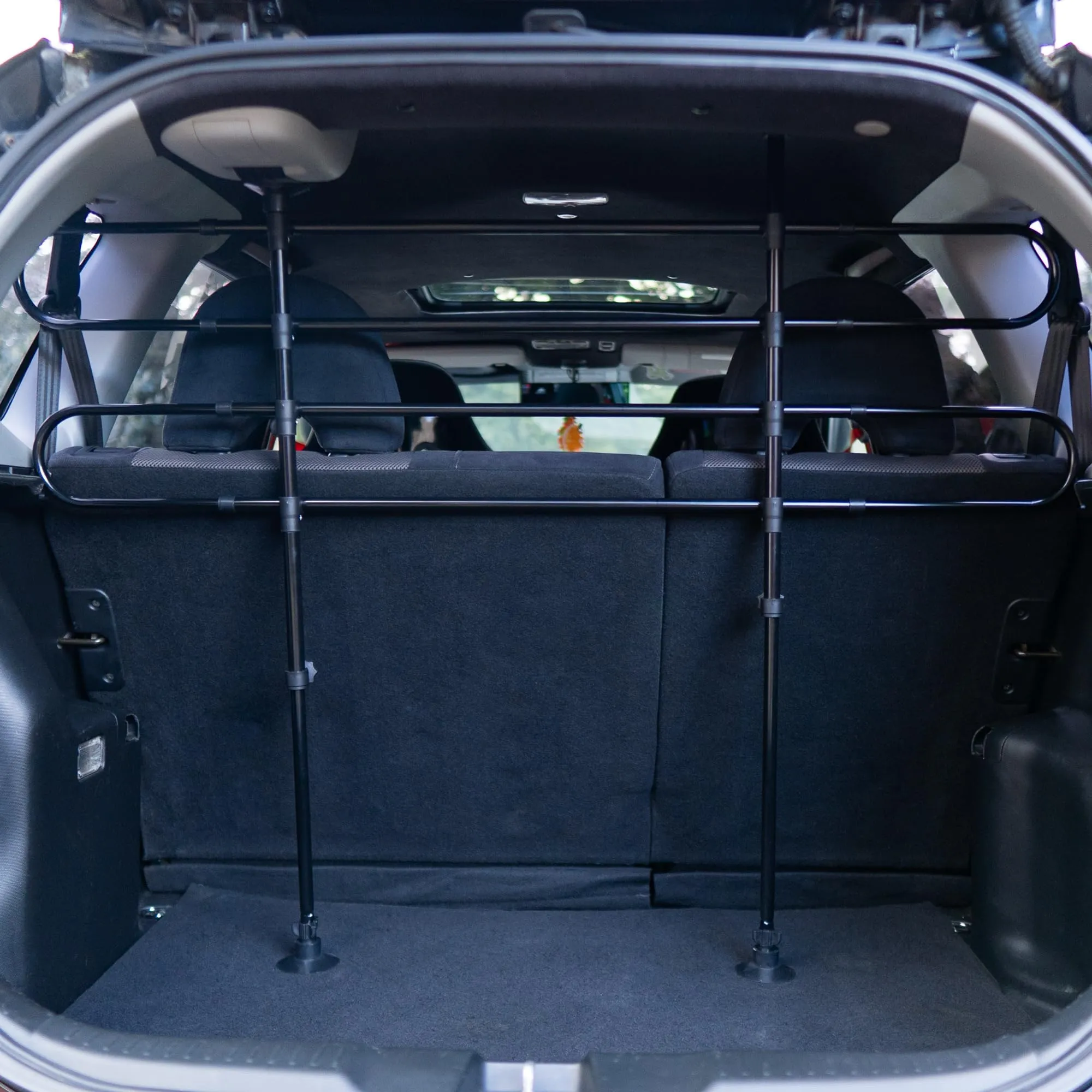 Sakura Cancelletto di sicurezza universale per cani per auto SS5260, Altezza 63-110 cm, Larghezza 86-150 cm - immagine 3