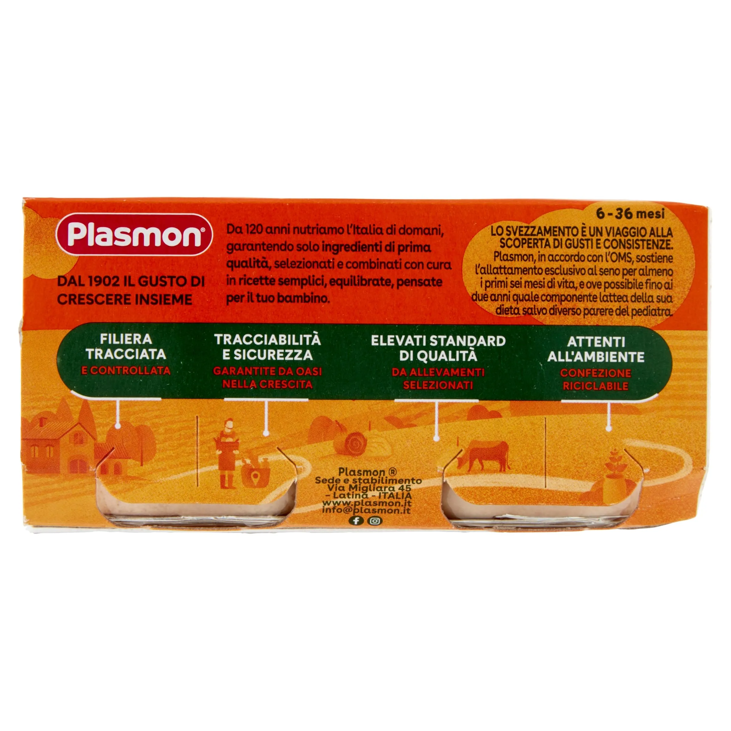Plasmon Omogeneizzato Manzo Pollo 2x80g - immagine 3