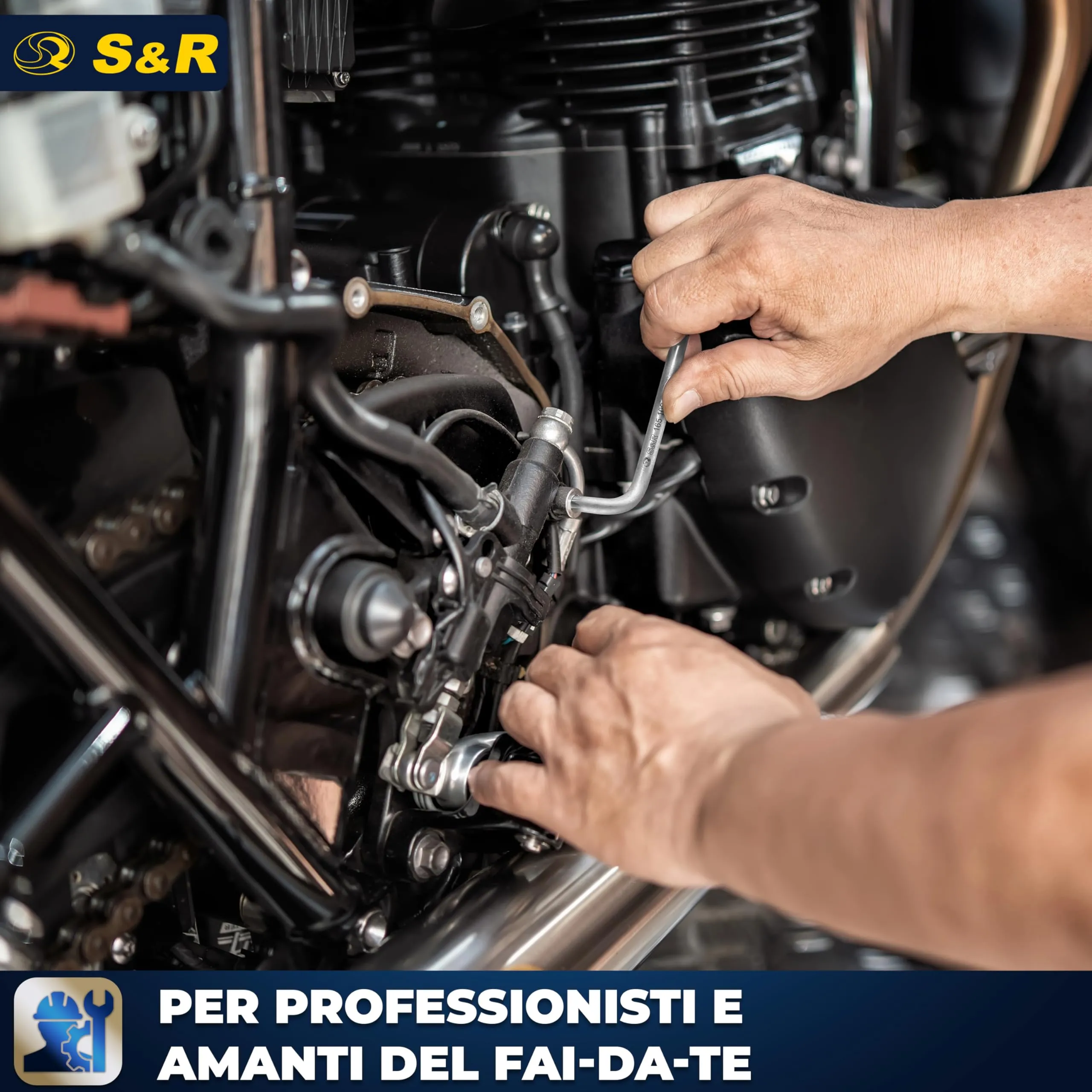 S&R Set Chiavi Torx 15 pz. TX6-TX60 con supporto pieghevole - immagine 8