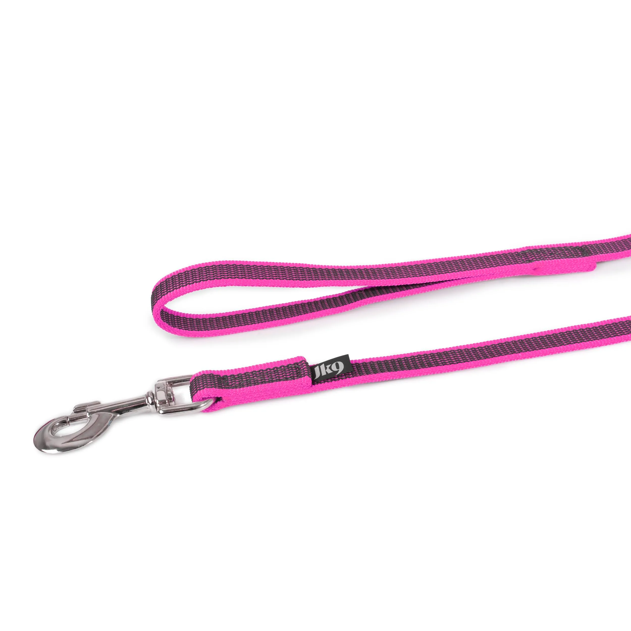 Julius-K9 Color & Gray Super Presa Guinzaglio Con Manico, 20 mm x 10 m, Rosa - immagine 3