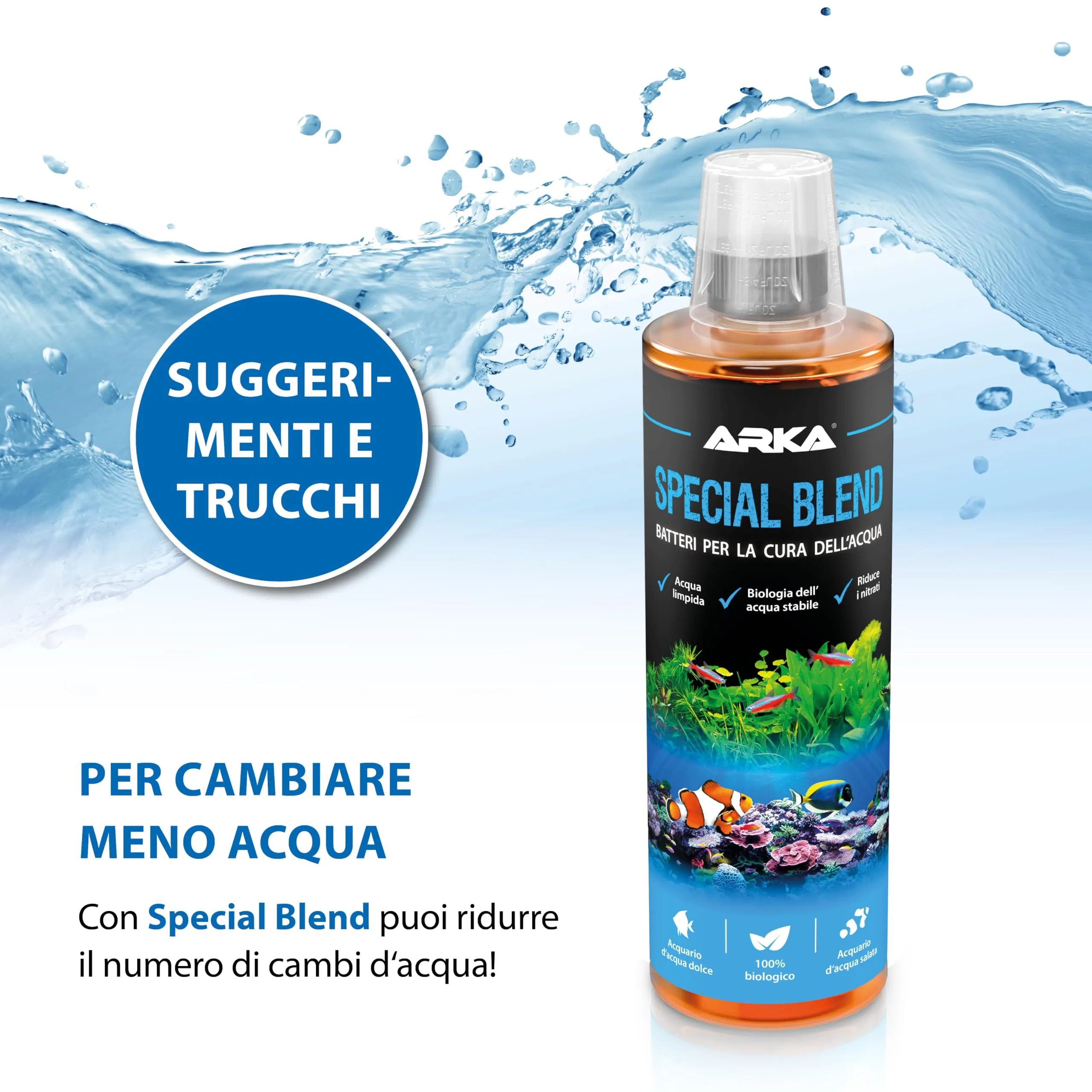 ARKA Xtreme Anticloro Biocondizionatore Acqua Acquario 236 ml - immagine 7