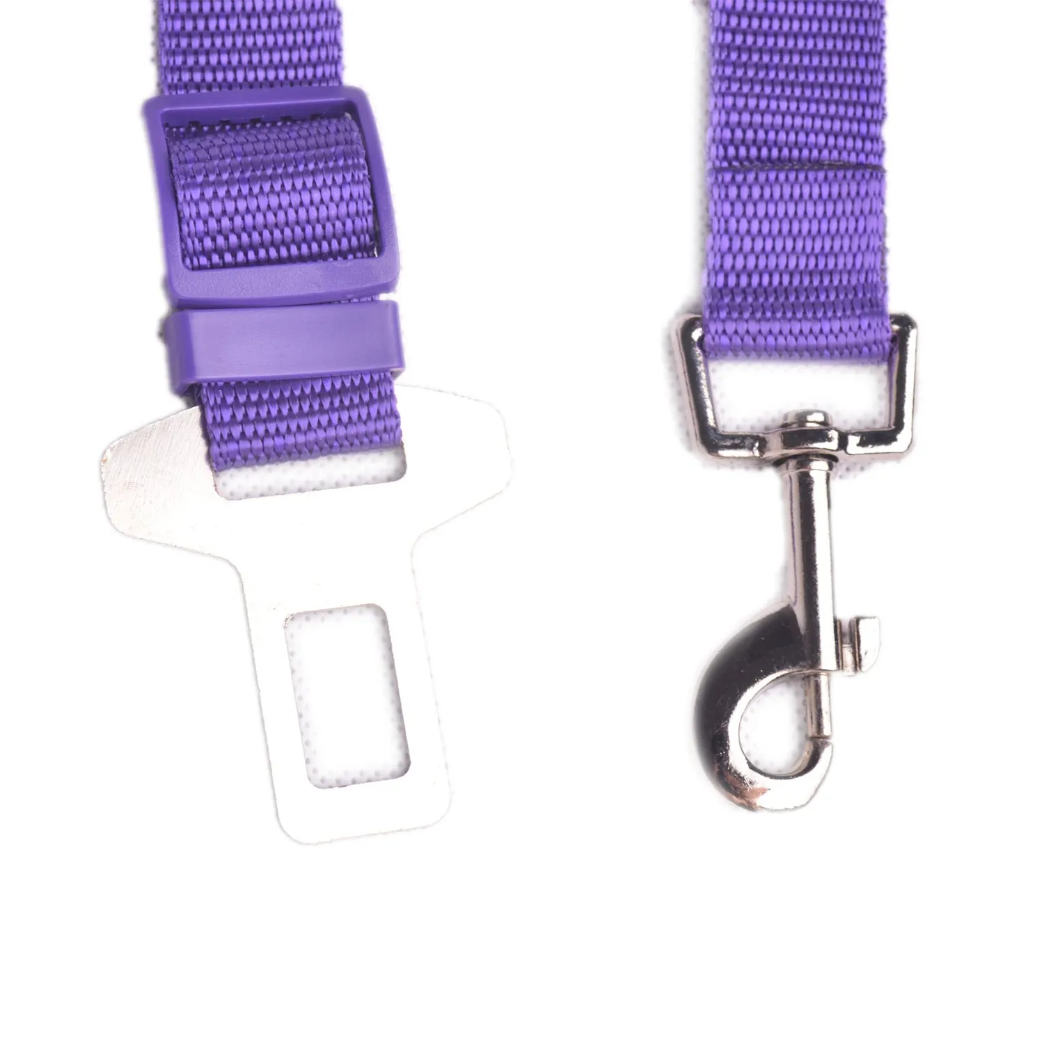 Neuftech Cintura di Sicurezza Auto Regolabile per Cani Guinzaglio, 60 cm, Purple - immagine 3